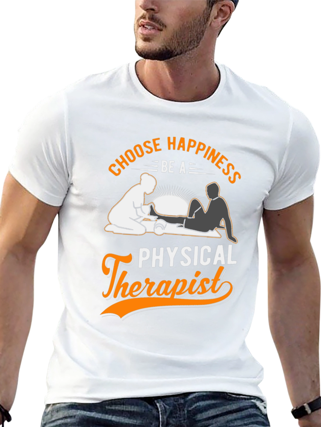 Choose Happiness Physical Therapist T-Shirt