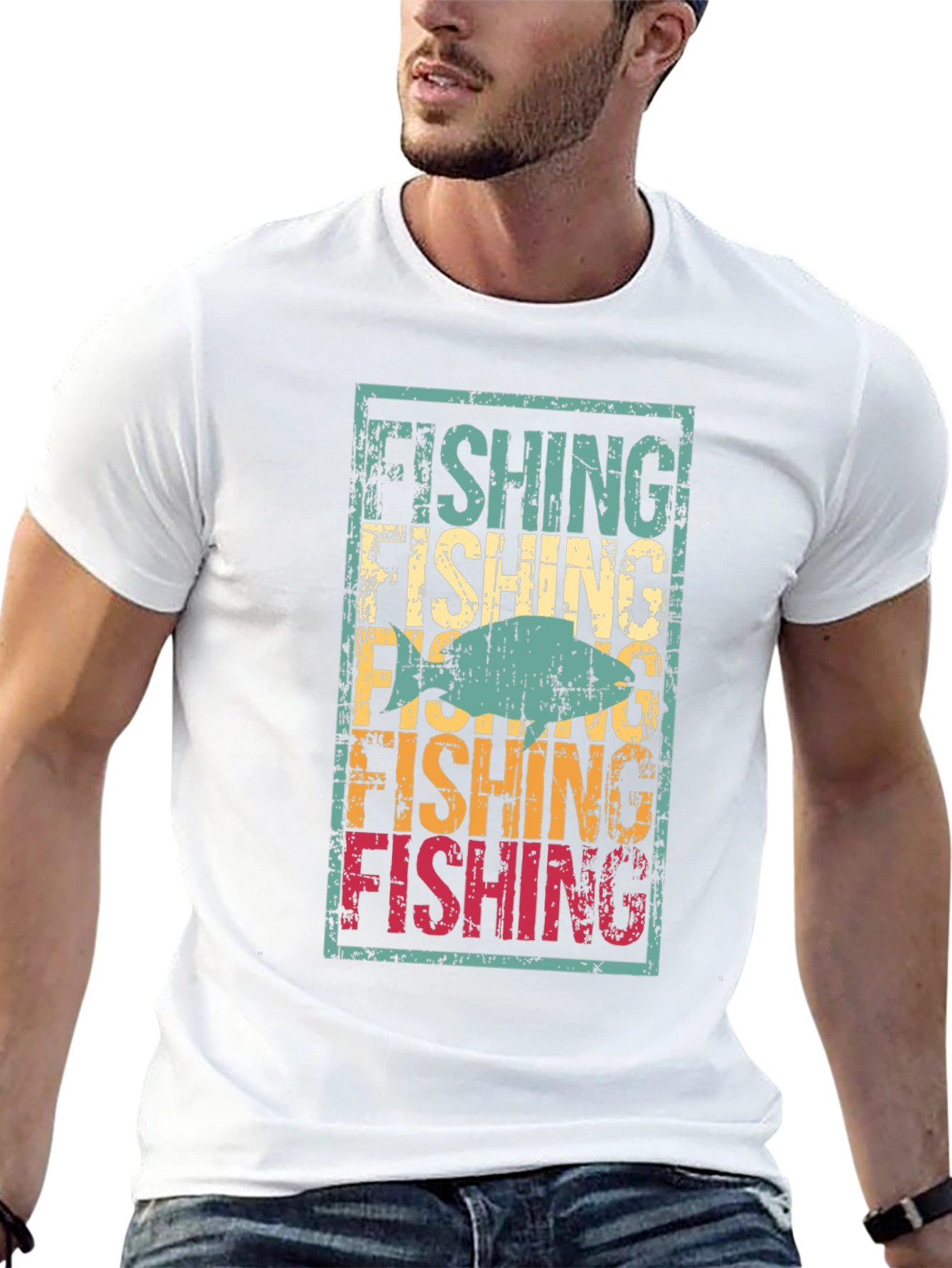 Fishing Retro T-Shirt