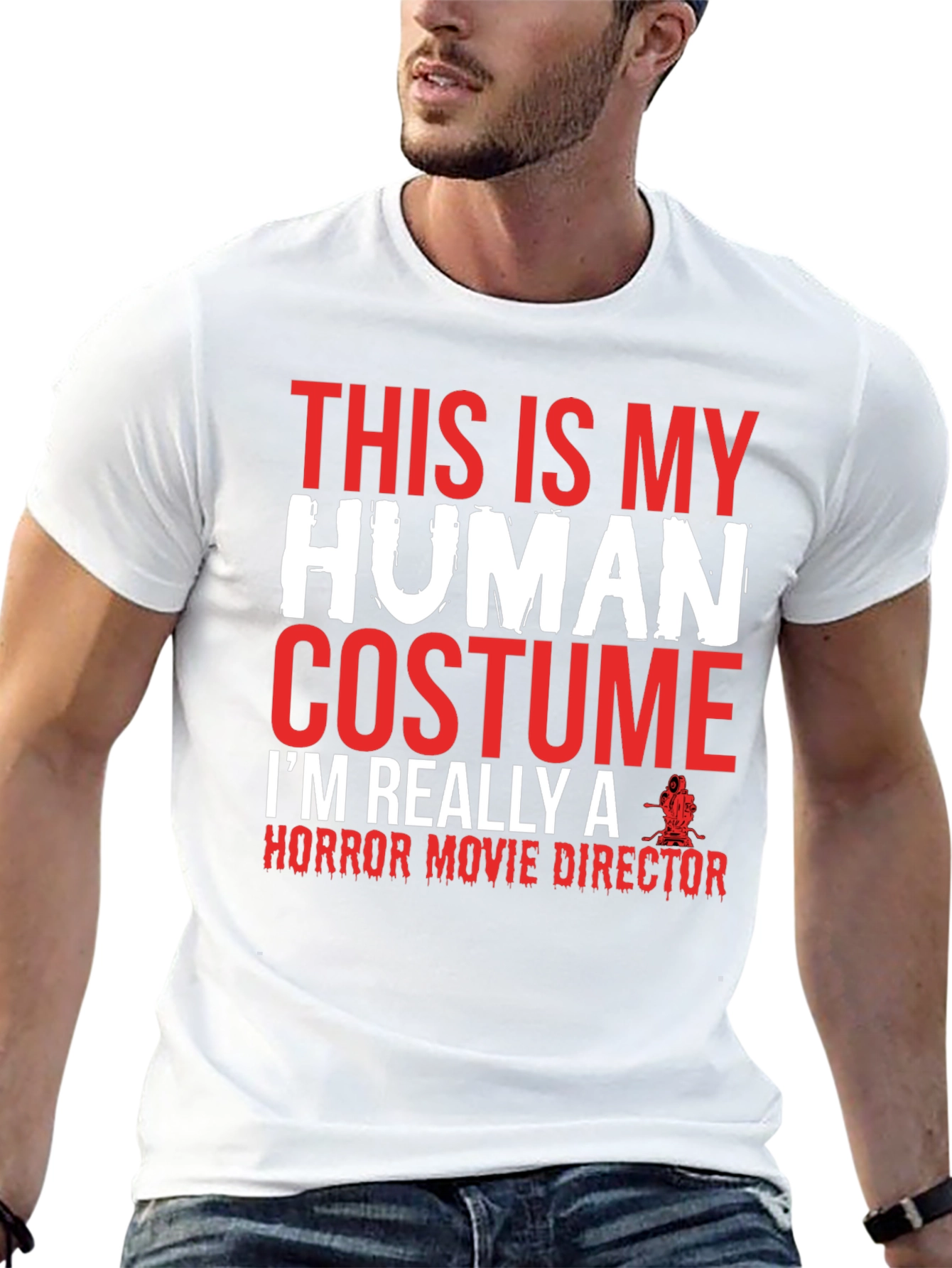 Horror Movie Director Human Costume T-Shirt