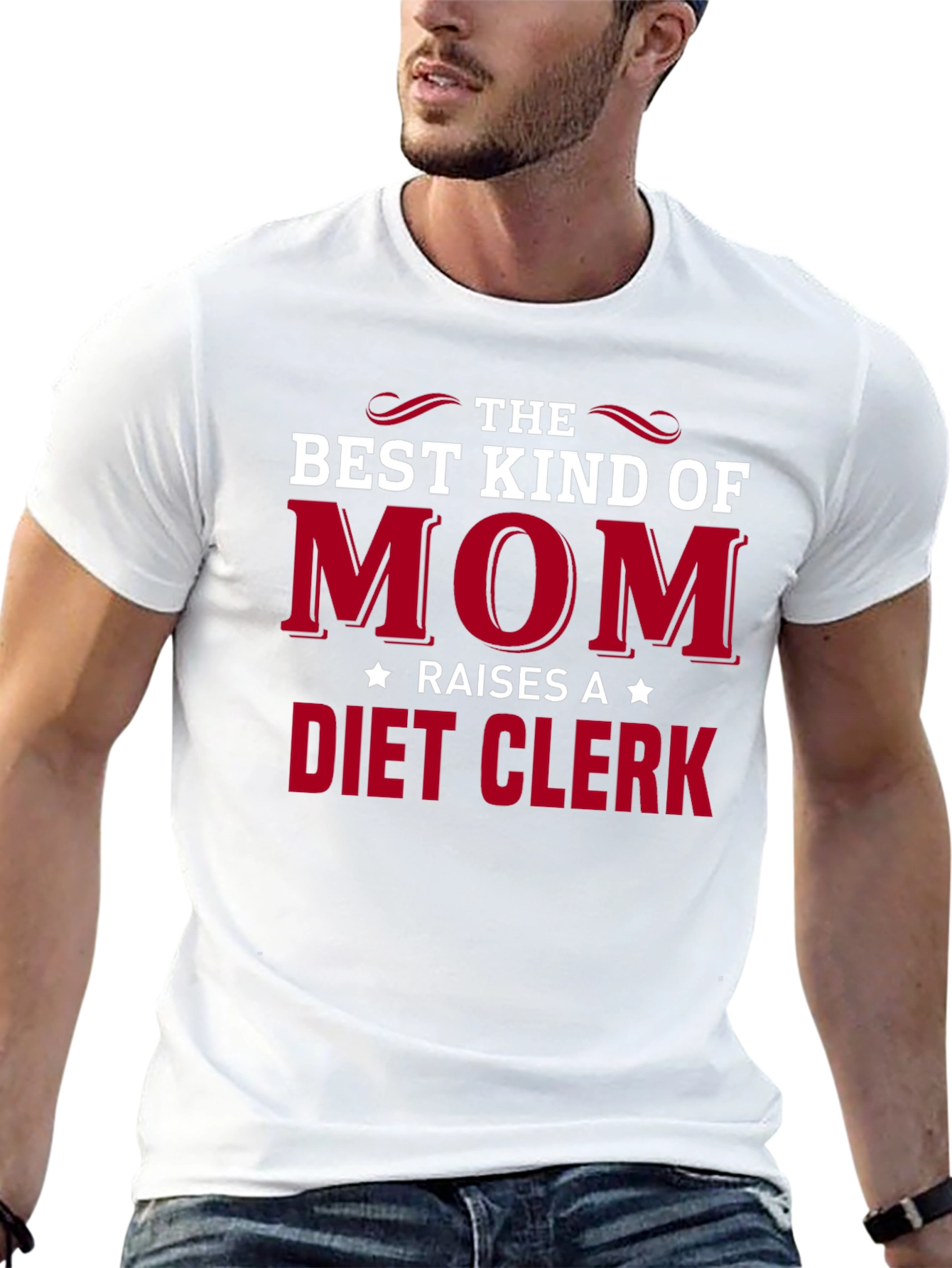Best Kind of Mom Diet Clerk Graphic Tee