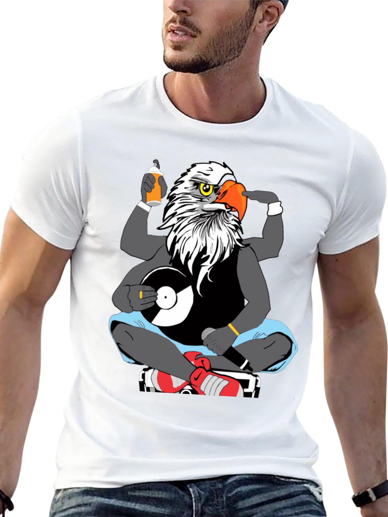 Eagle DJ Graphic T-Shirt