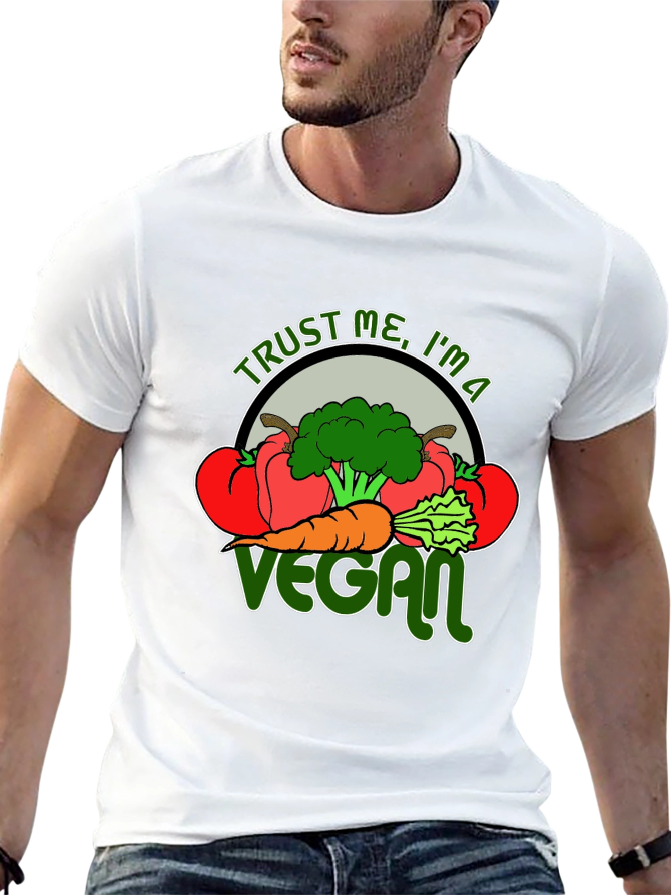 Trust Me Im A Vegan Graphic T-Shirt