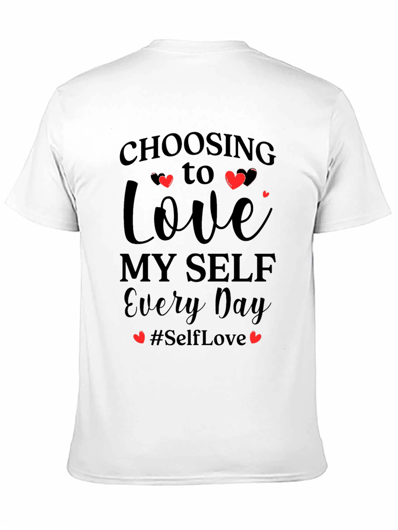 Choosing to Love Myself Black T-Shirt
