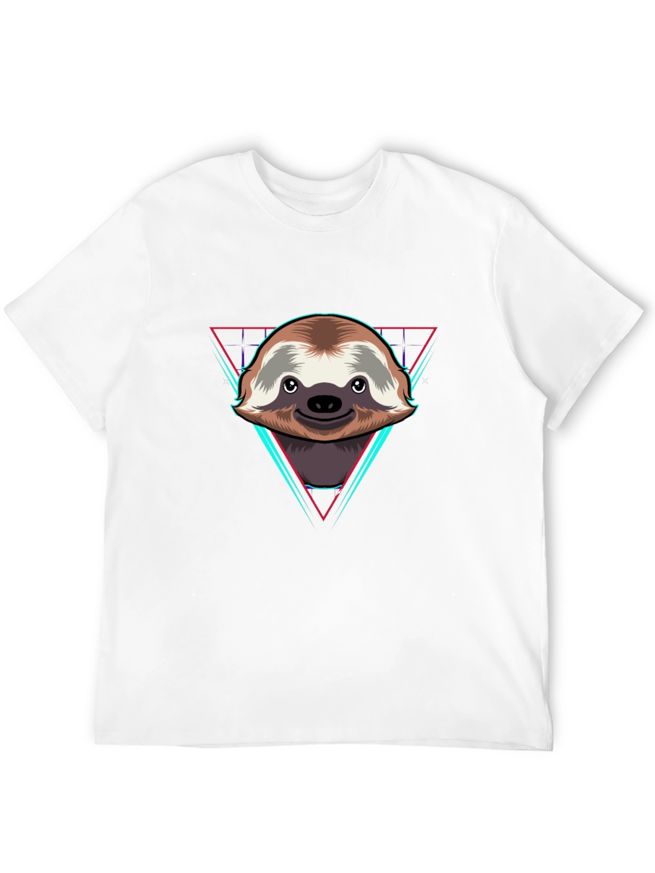 Sloth Graphic Tee - Cool Retro Style