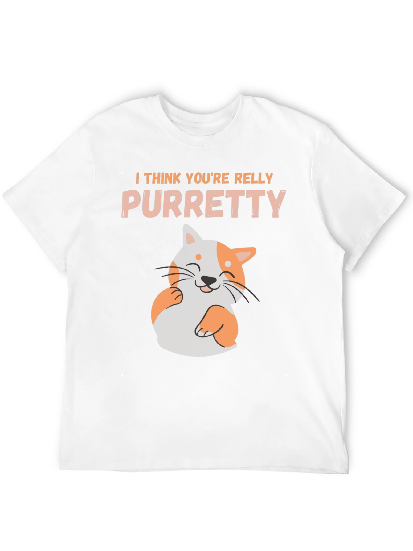 Purretty Cat T-Shirt - Funny Cat Lover Tee