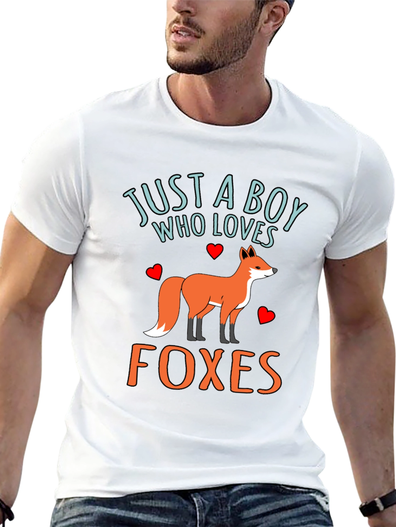 Just a Boy Who Loves Foxes T-Shirt