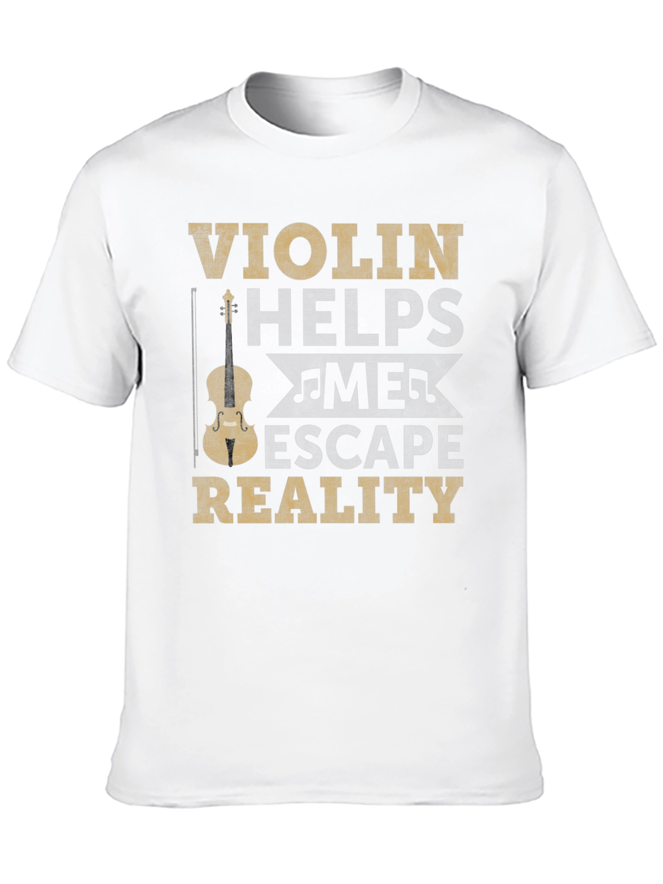 Violin Escape Reality Graphic T-Shirt