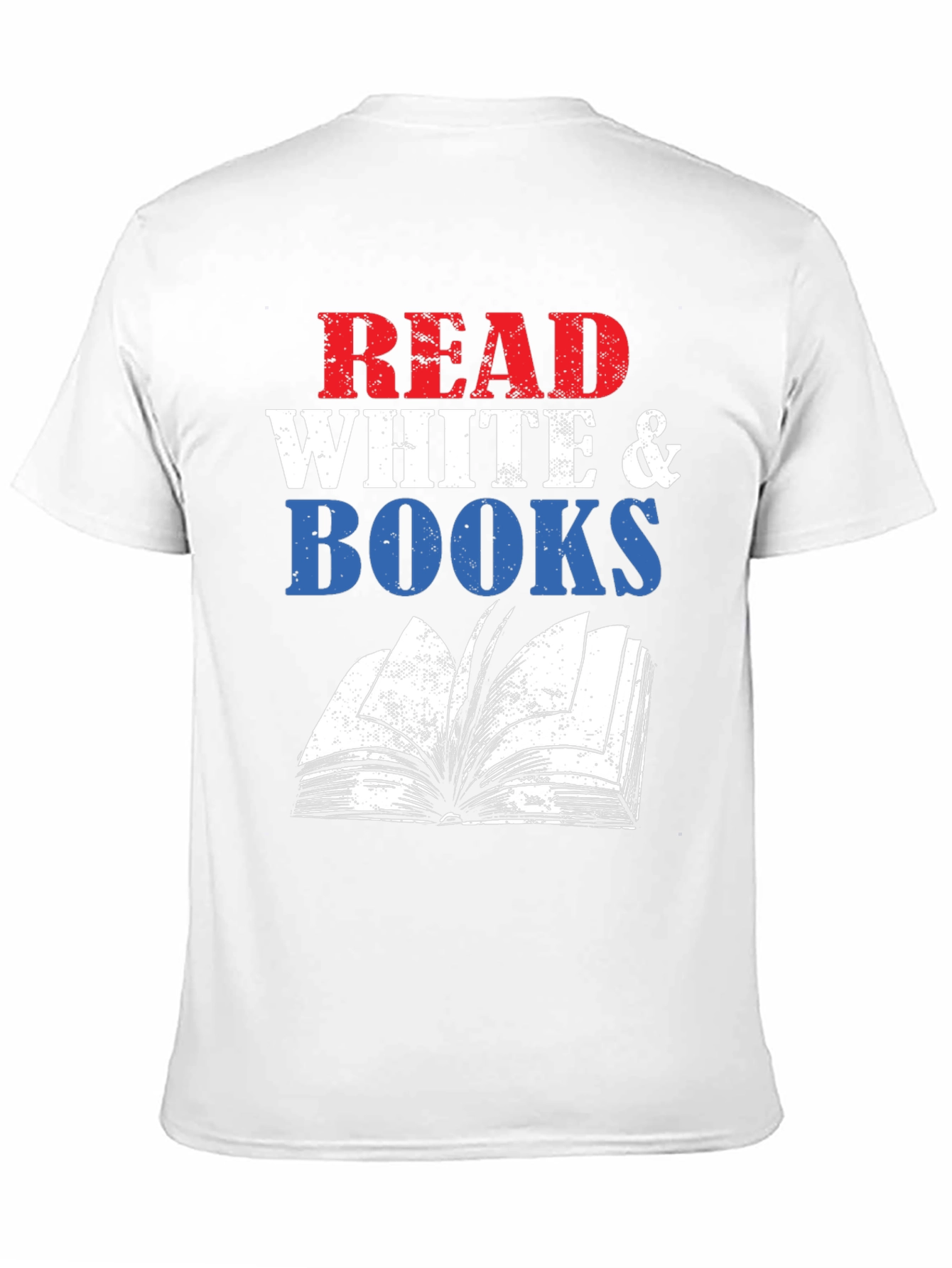 Read White & Books Patriotic T-Shirt