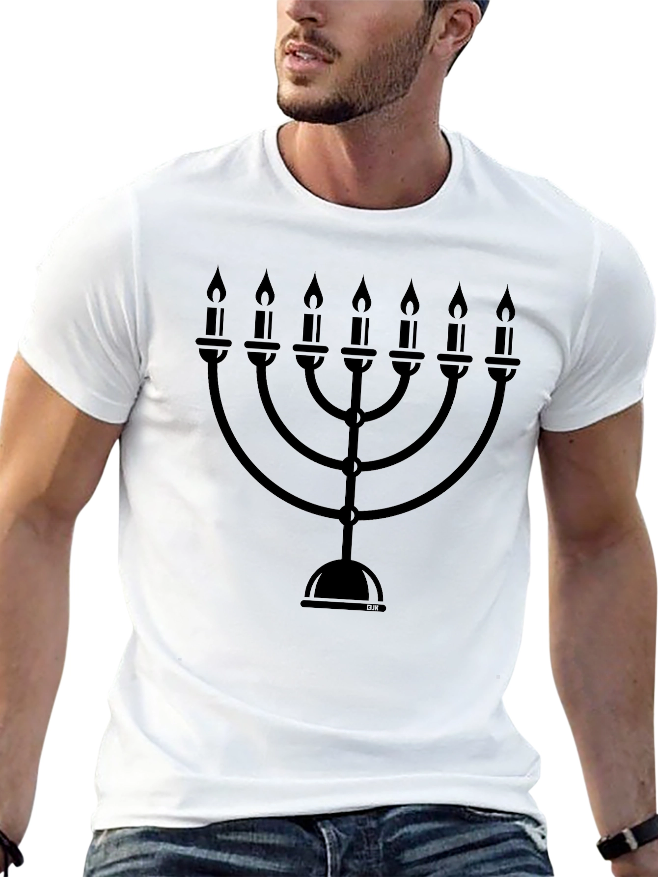 Menorah T-Shirt: Jewish Holiday Celebration Tee
