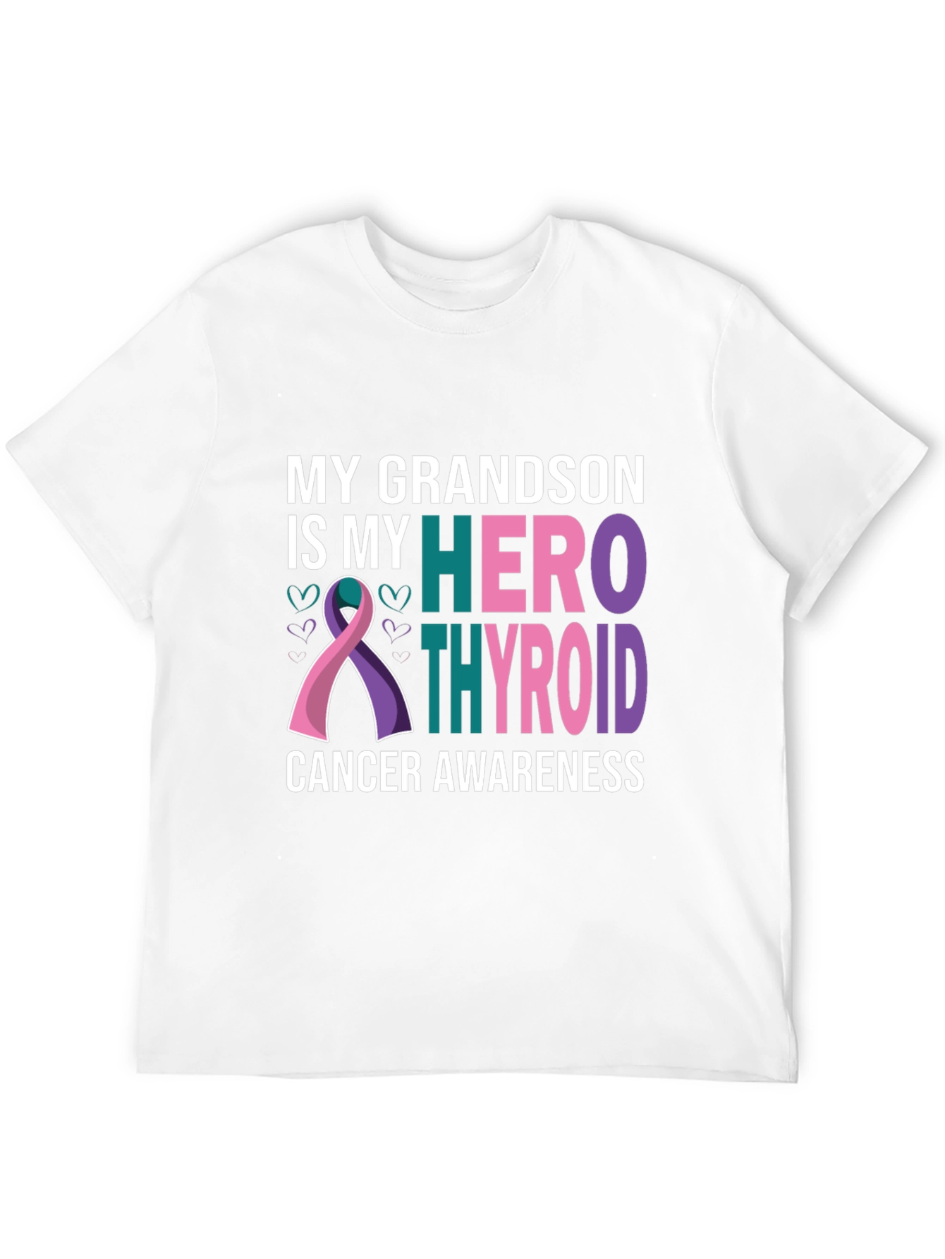 Grandson Thyroid Cancer Awareness T-Shirt