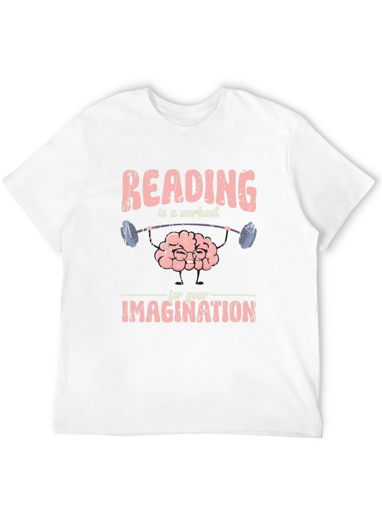 Reading is a Workout Brain T-Shirt