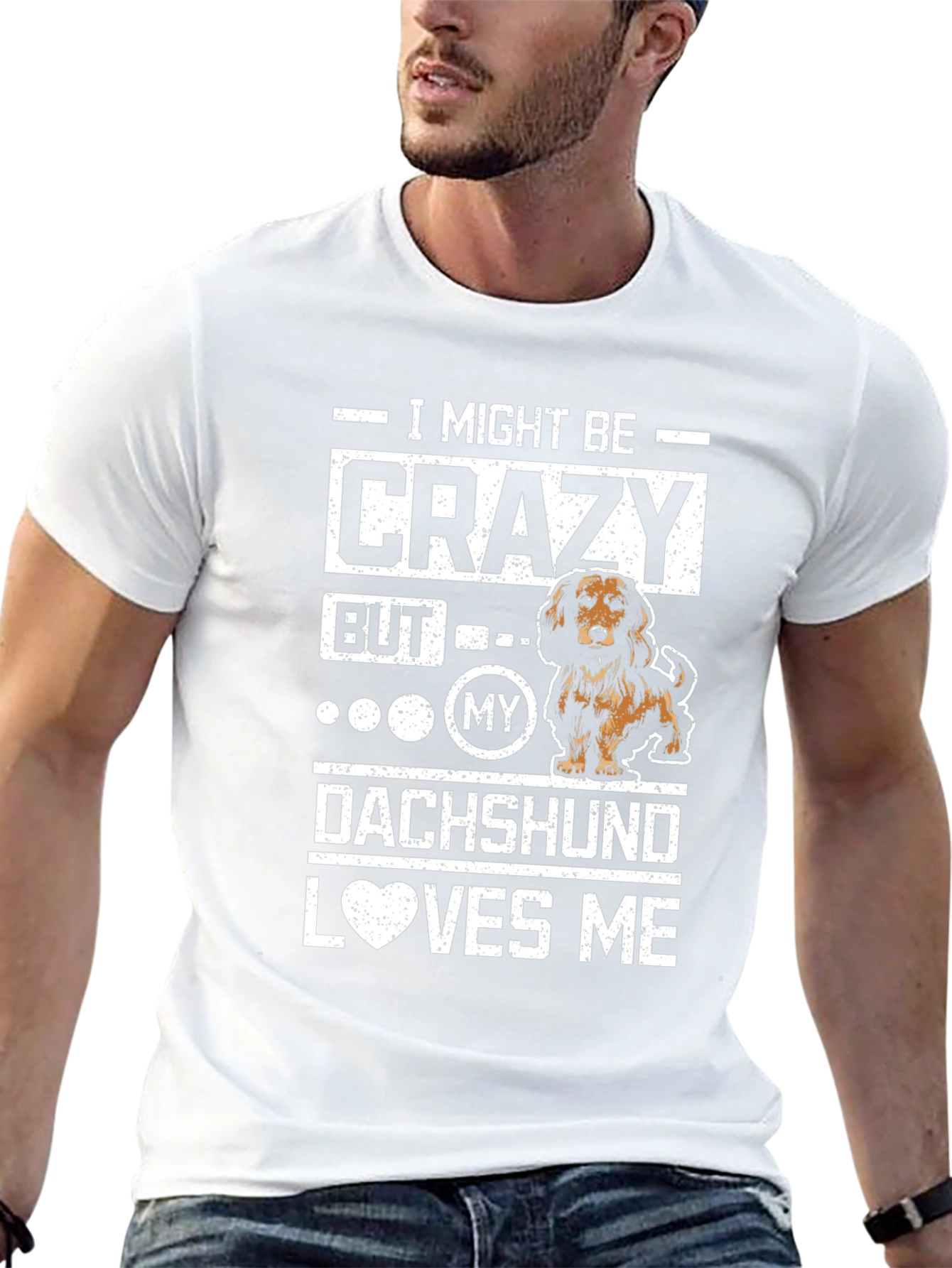 Crazy Dachshund Lover T-Shirt