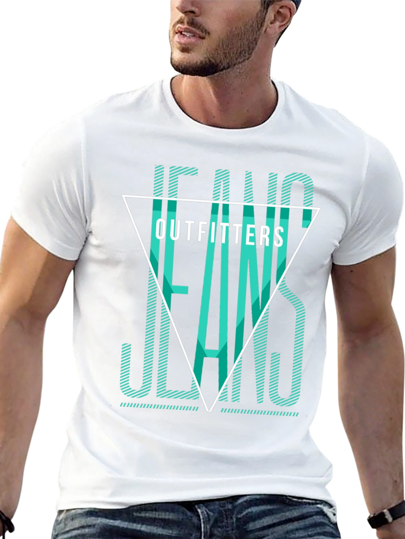Jeans Outfitters Graphic Tee - Black
