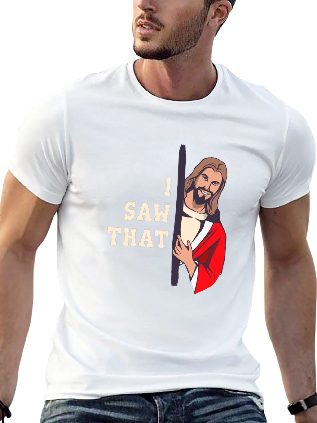 I Saw That Jesus Graphic T-Shirt