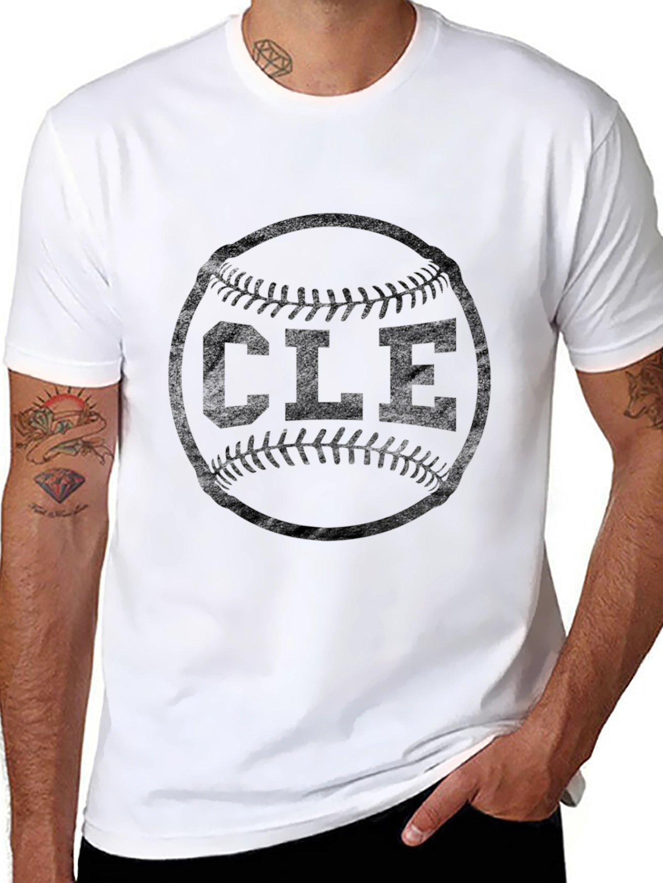 CLE Baseball Tee