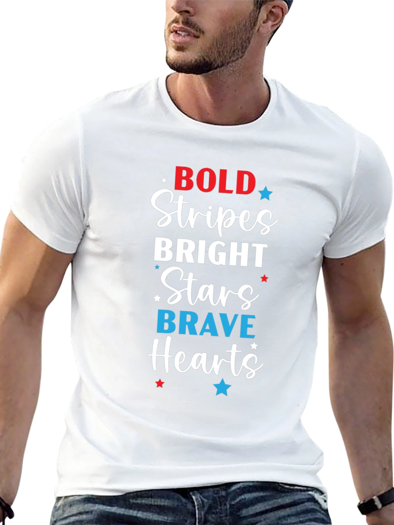 Patriotic Bold Stripes T-Shirt