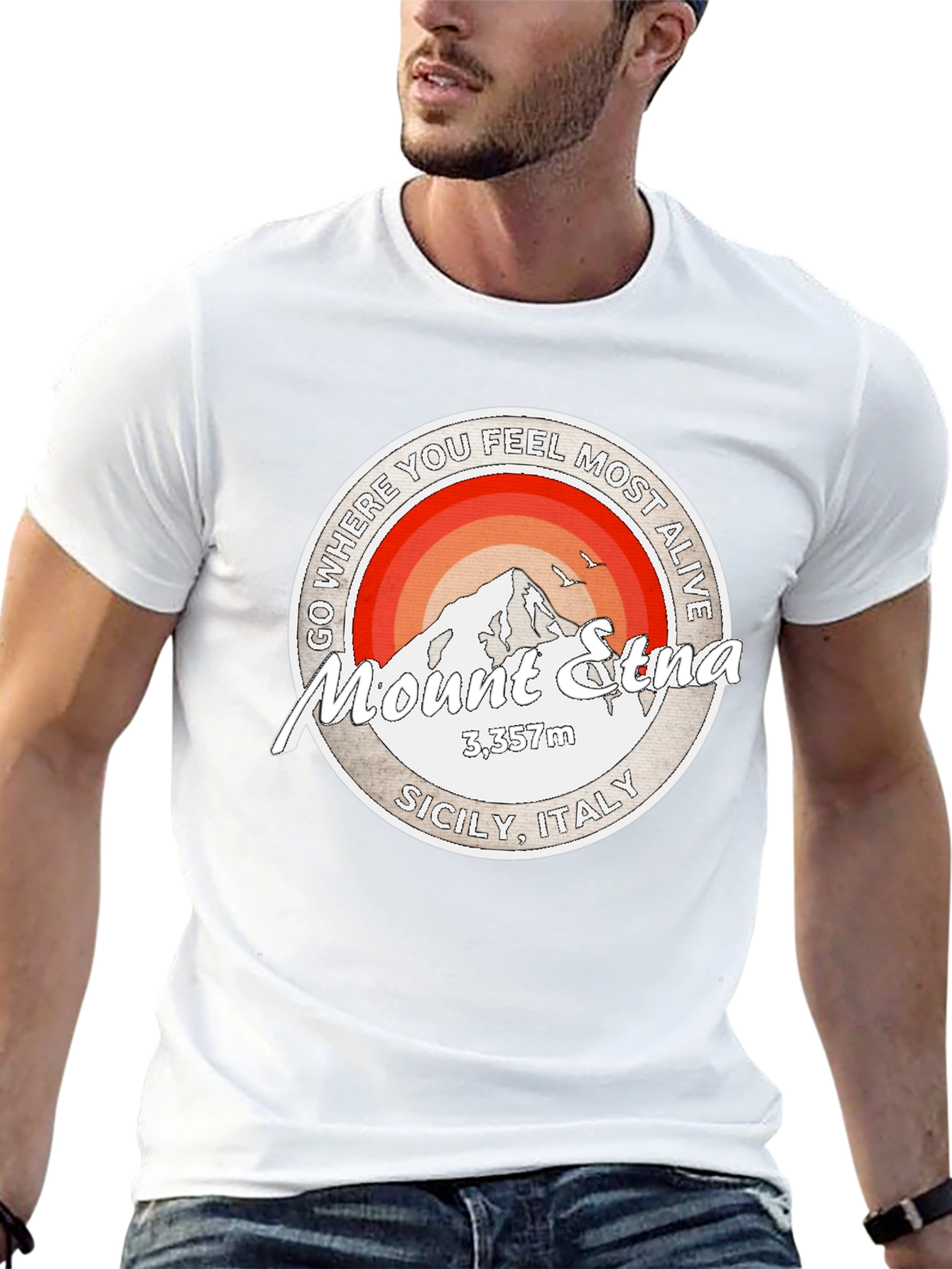 Mount Etna Graphic T-Shirt - Adventure Ready