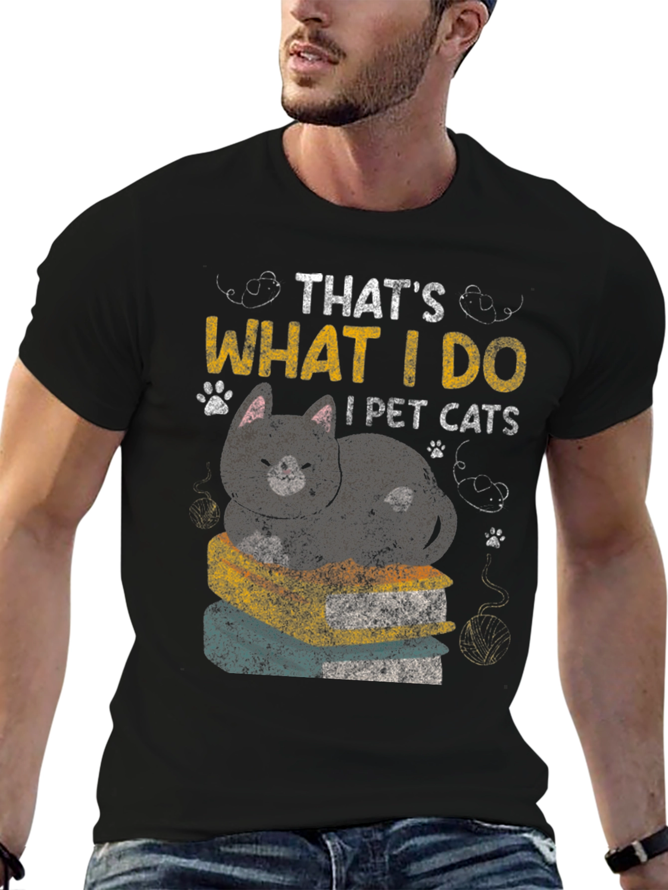 Thats What I Do I Pet Cats T-Shirt