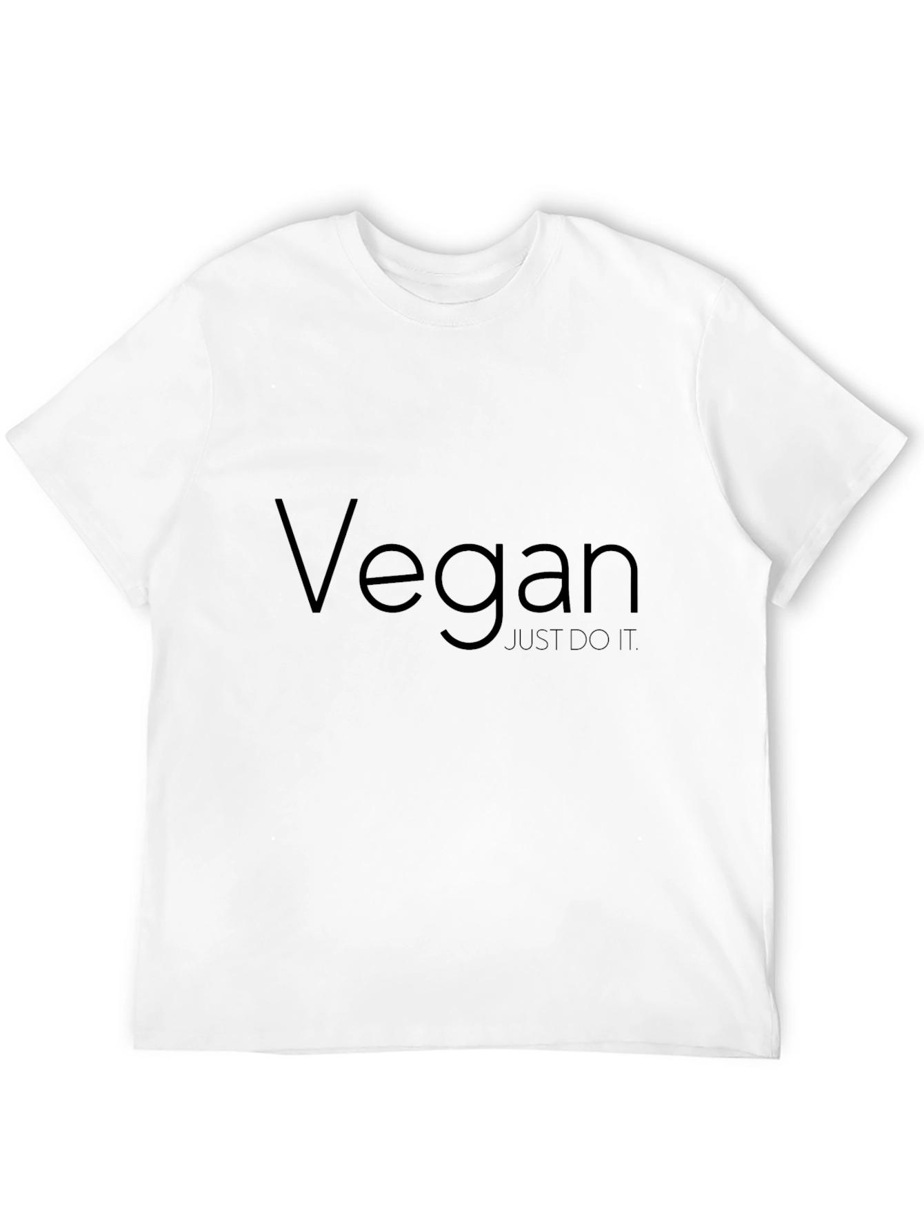 Vegan Just Do It - Black Graphic Tee