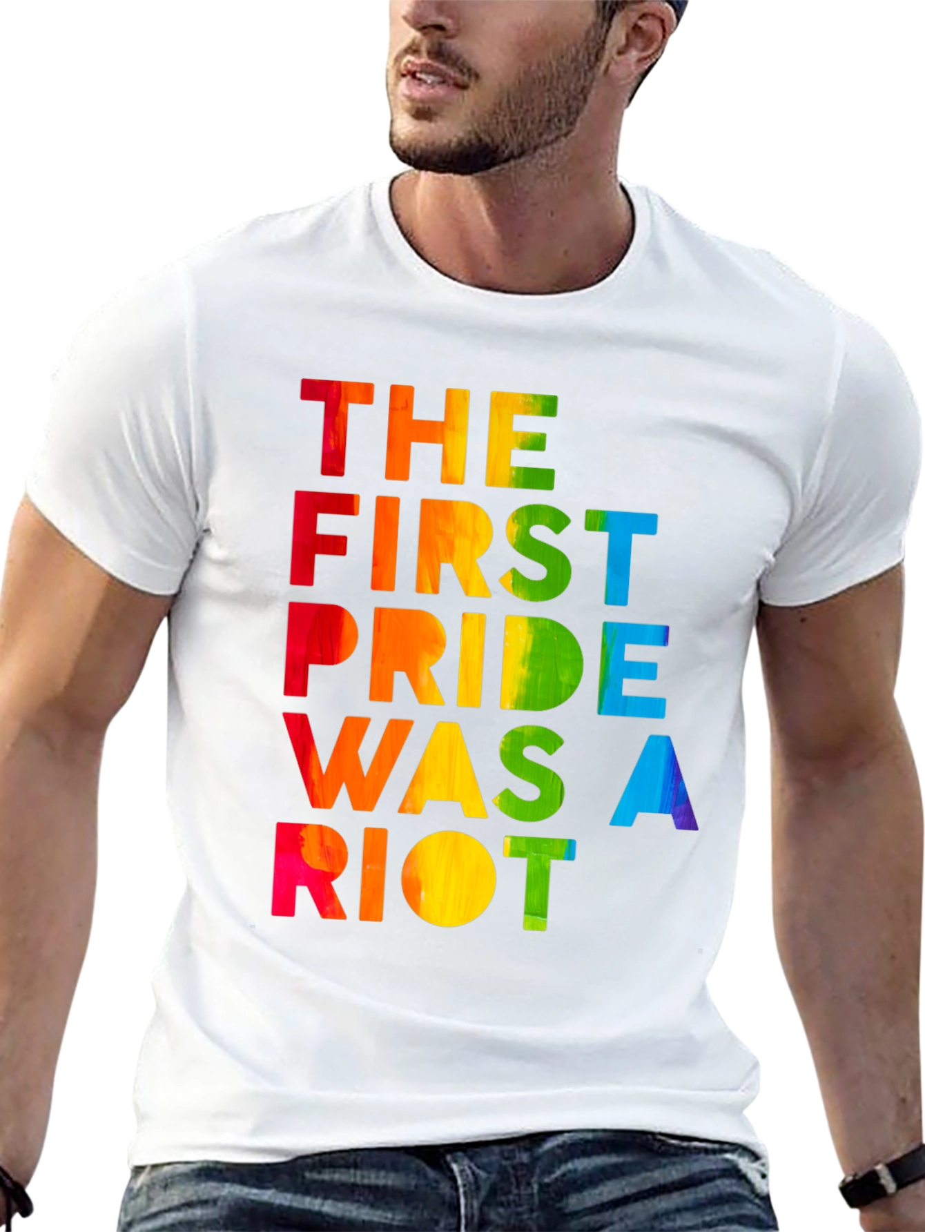 Pride Riot Tee - LGBTQ+ Rainbow Graphic T-Shirt
