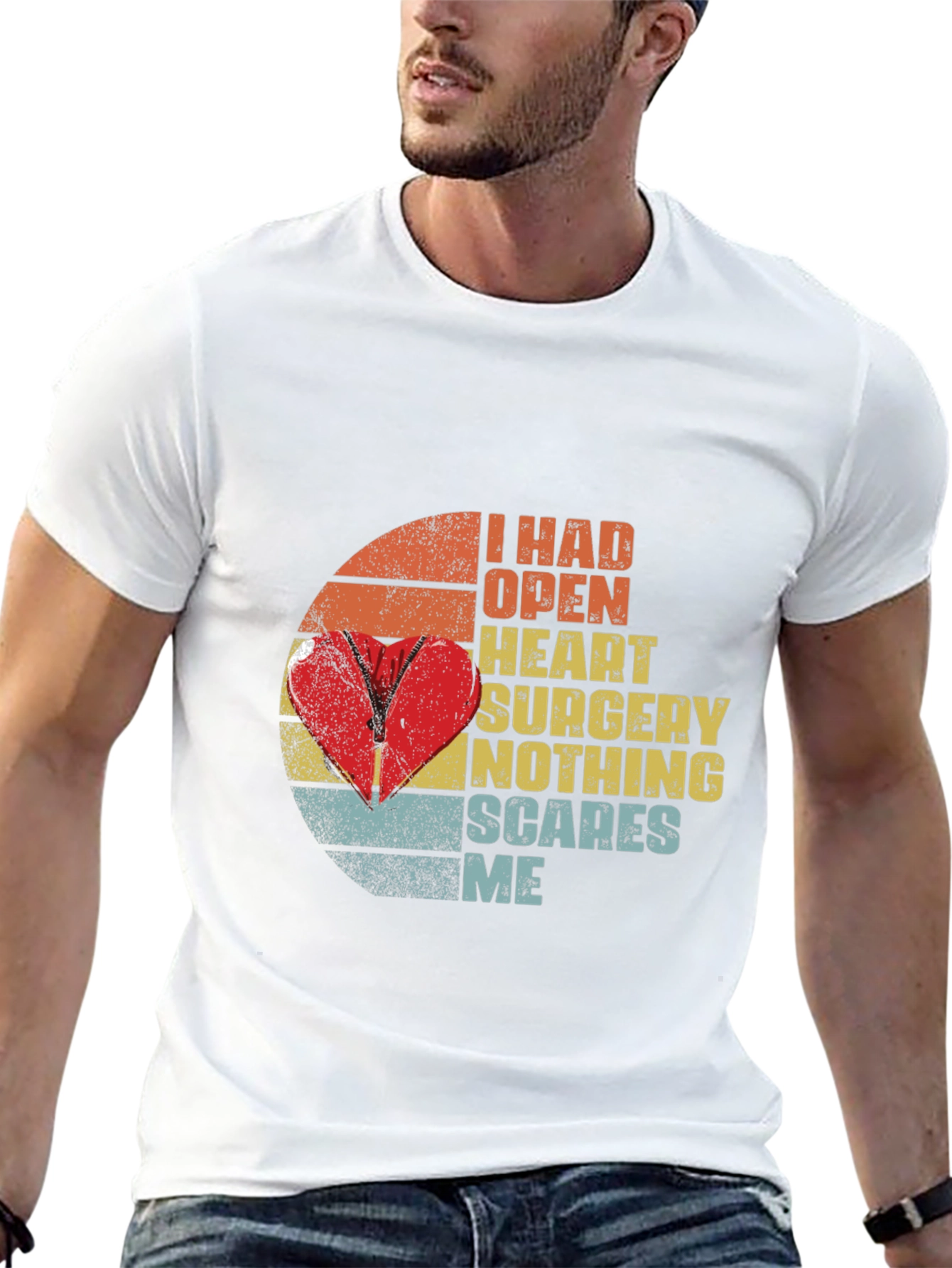 Open Heart Surgery Survivor Graphic Tee