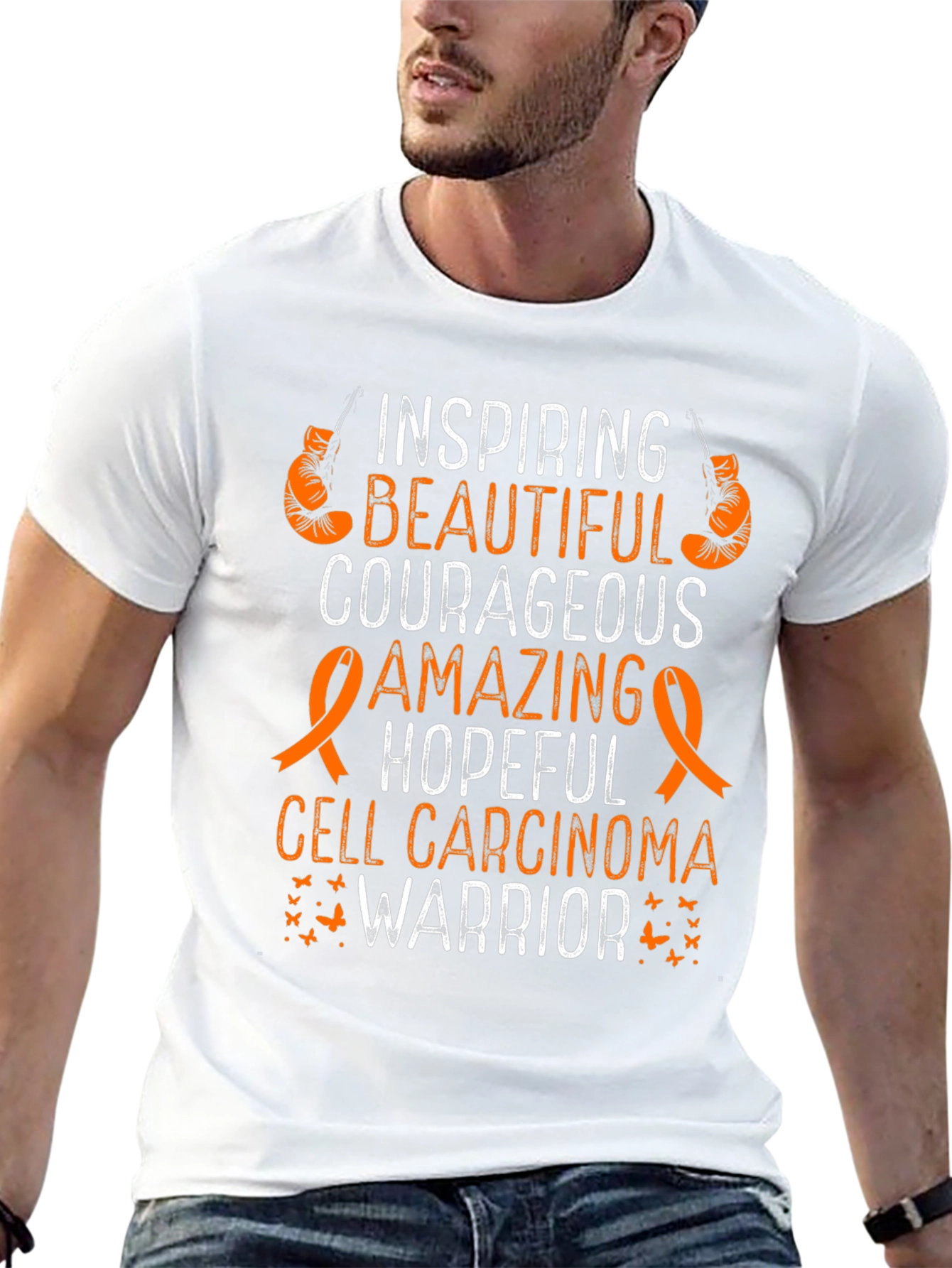Inspiring Cell Carcinoma Warrior T-Shirt