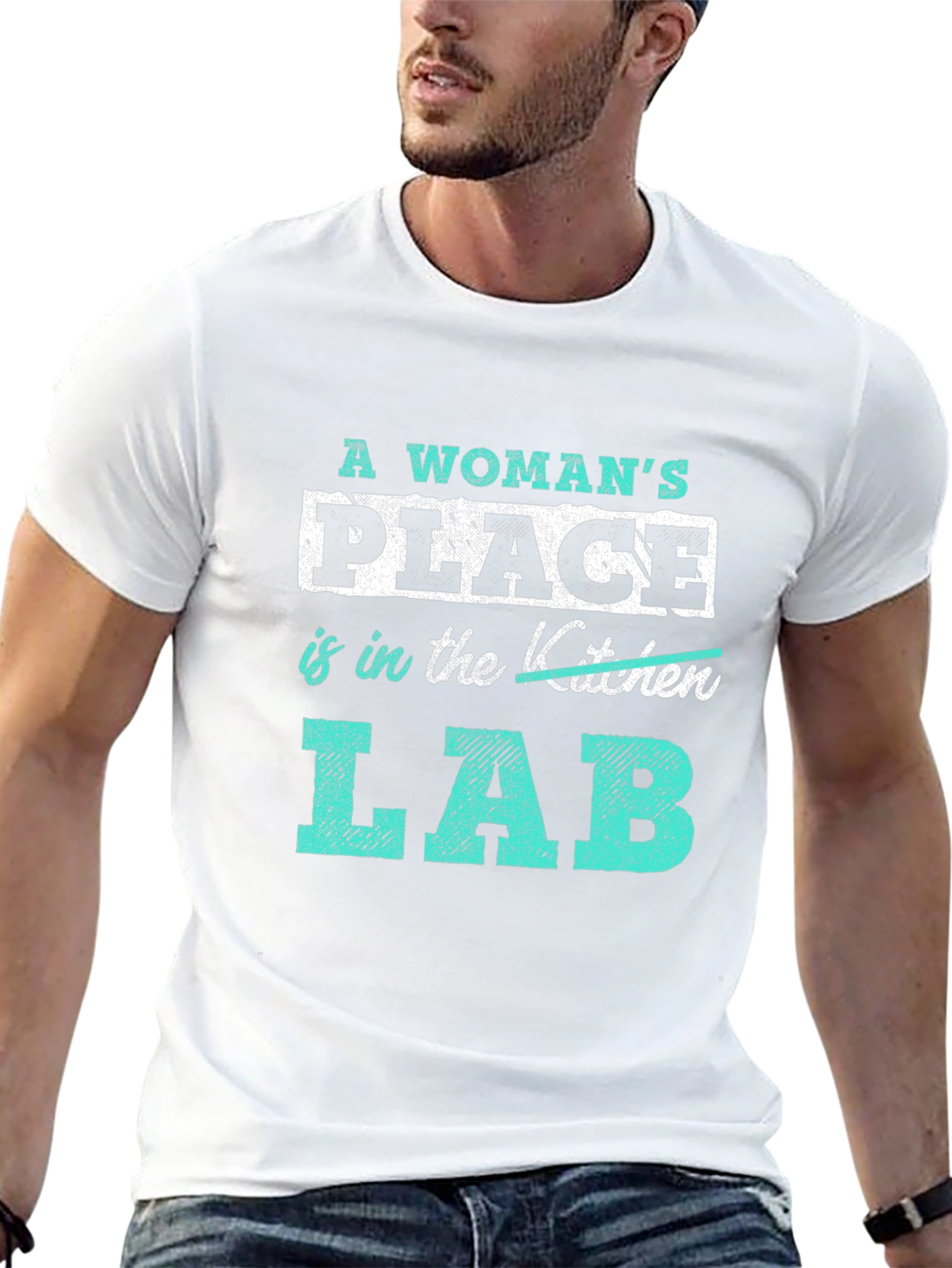 A Womans Place is in the Lab Tee