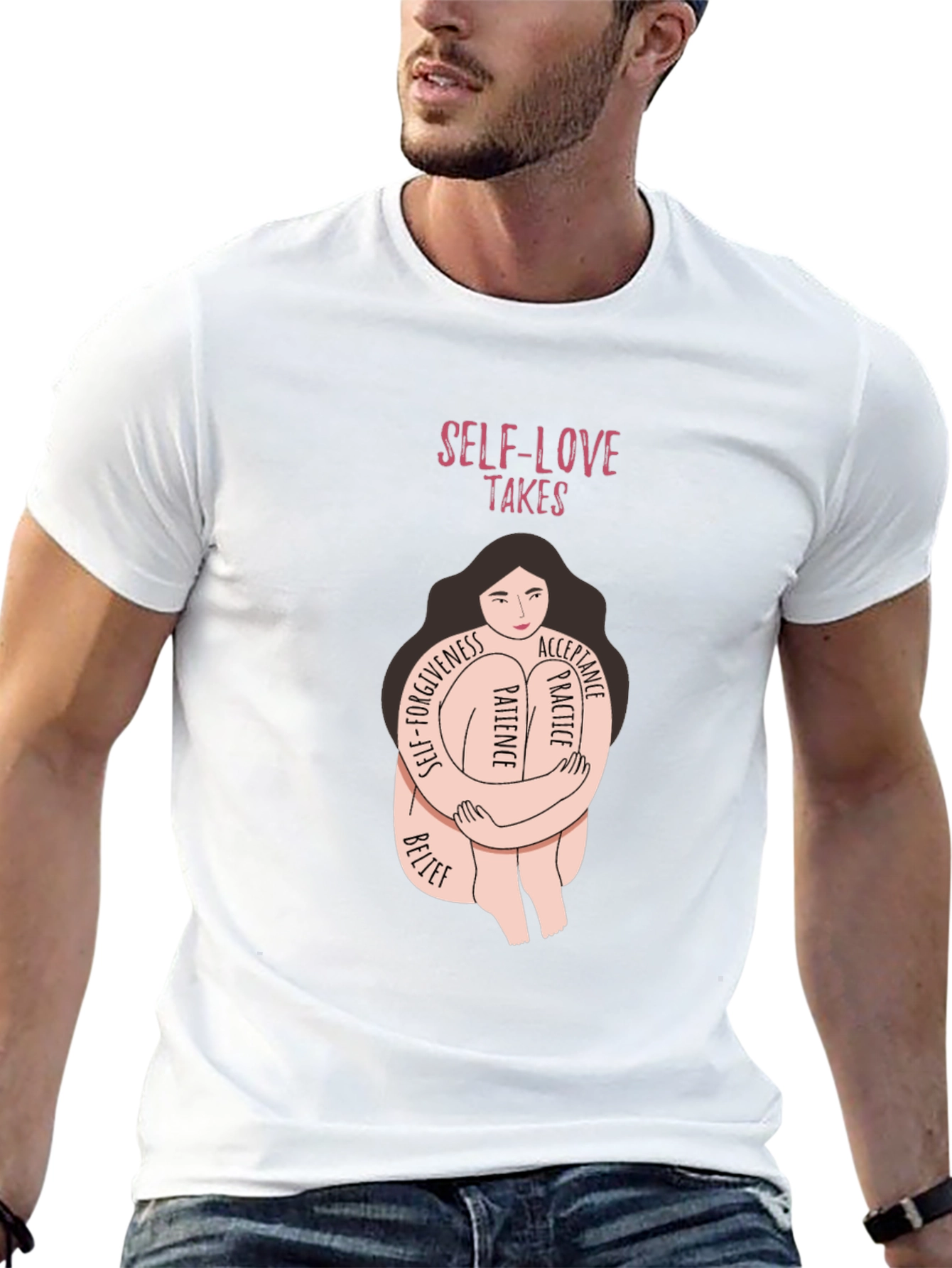 Self-Love Takes T-Shirt - Embrace Patience & Acceptance