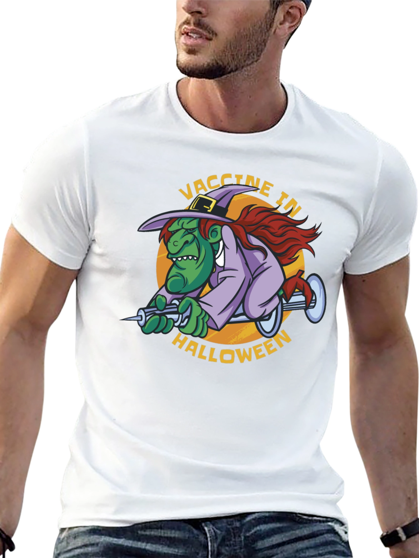 Vaccine In Halloween T-Shirt