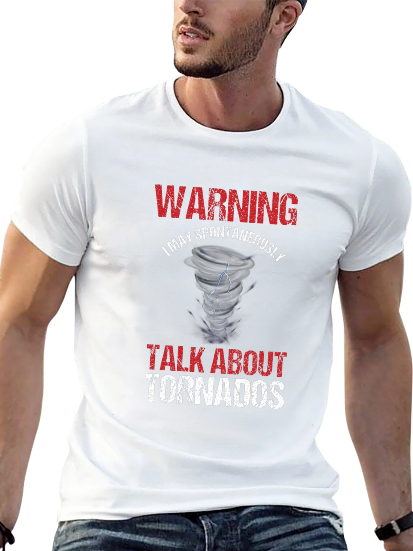 Warning: Spontaneously Talk About Tornadoes T-Shirt