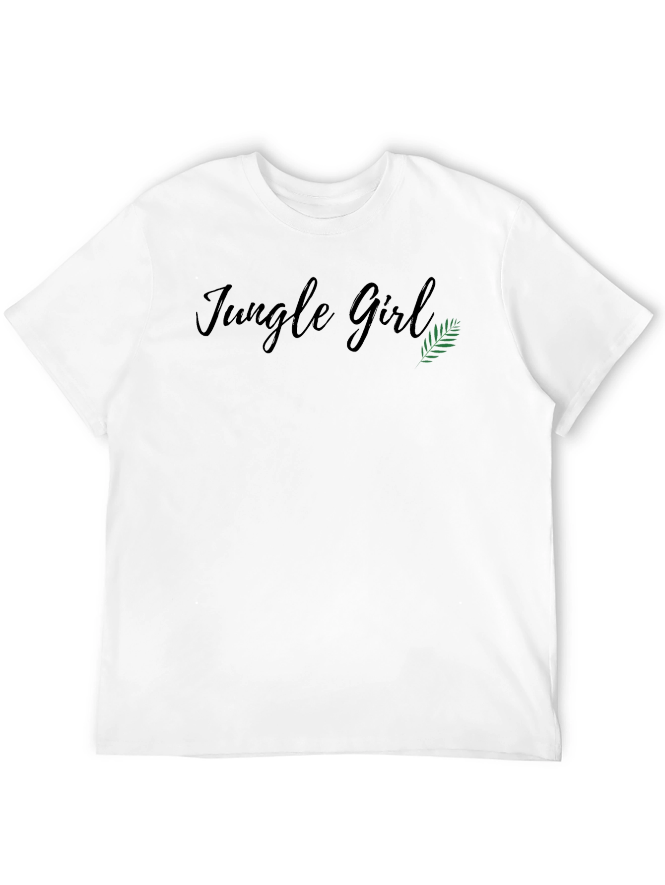 Jungle Girl Black Graphic Tee