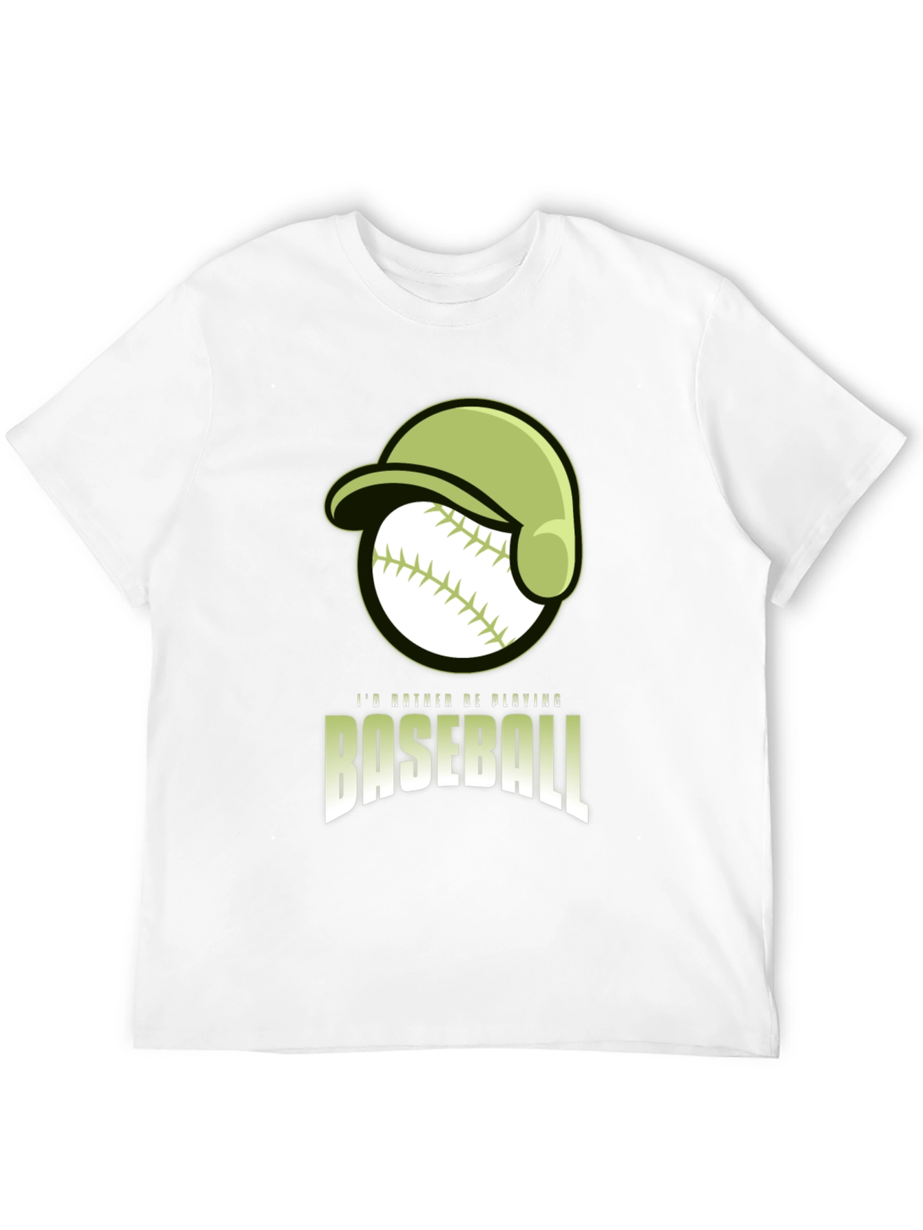 Baseball T-Shirt: Id Rather Be Playing