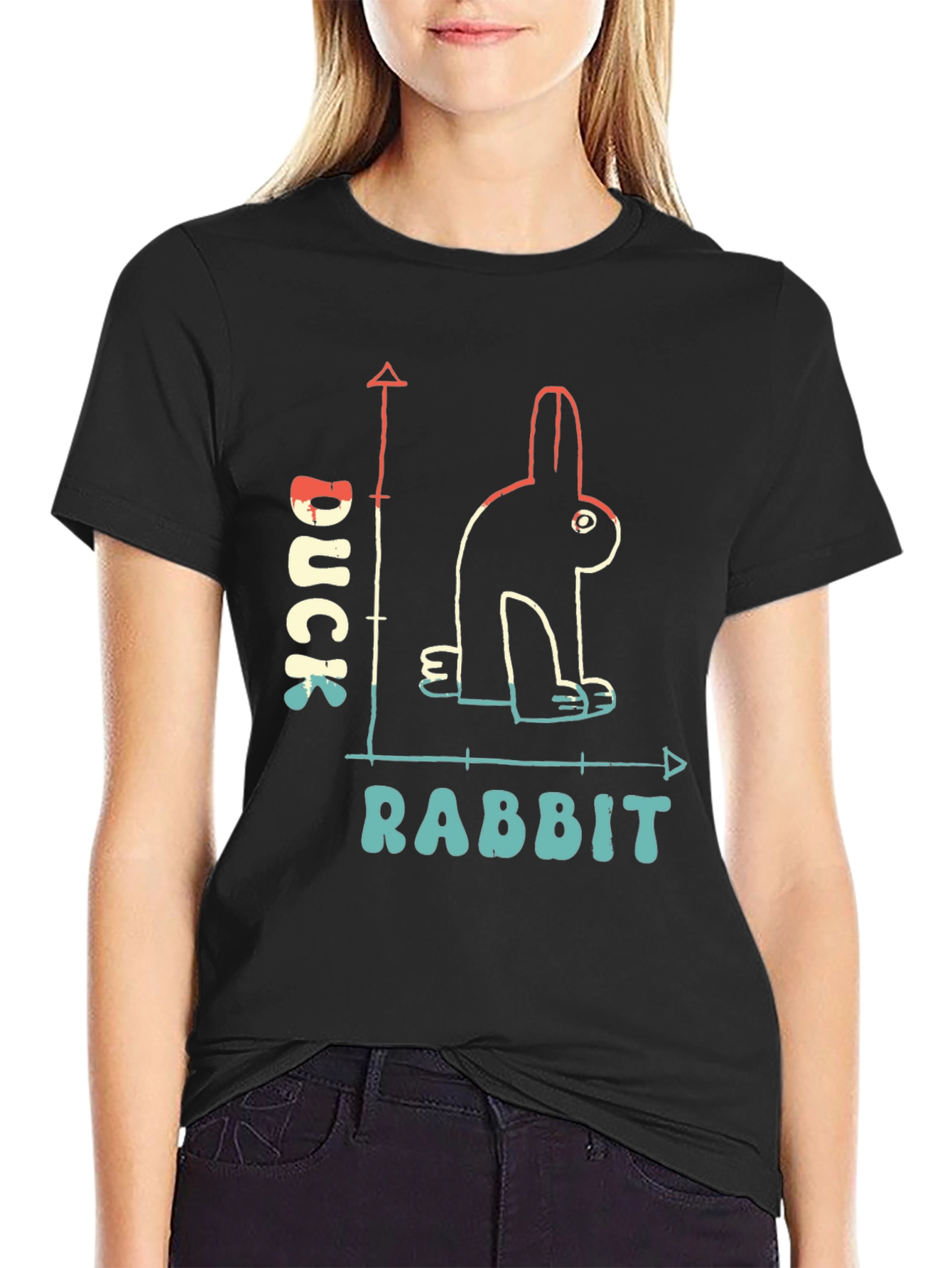 Duck Rabbit Illusion Graphic Tee