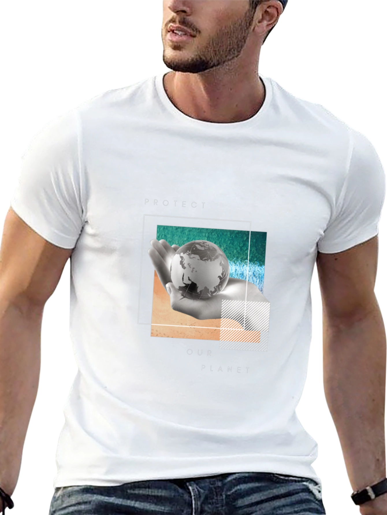 Protect Our Planet Black Graphic Tee