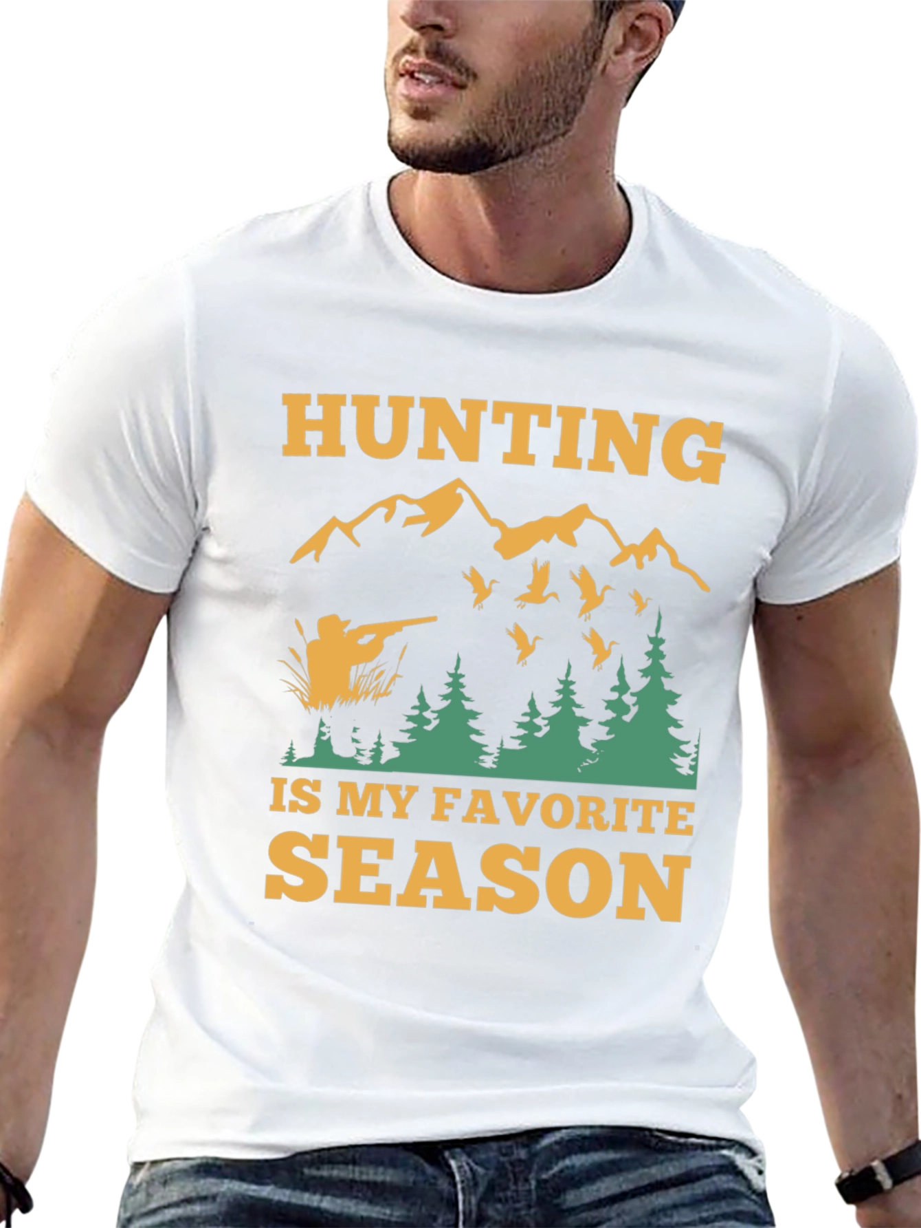 Hunting Season T-Shirt - Black Graphic Tee