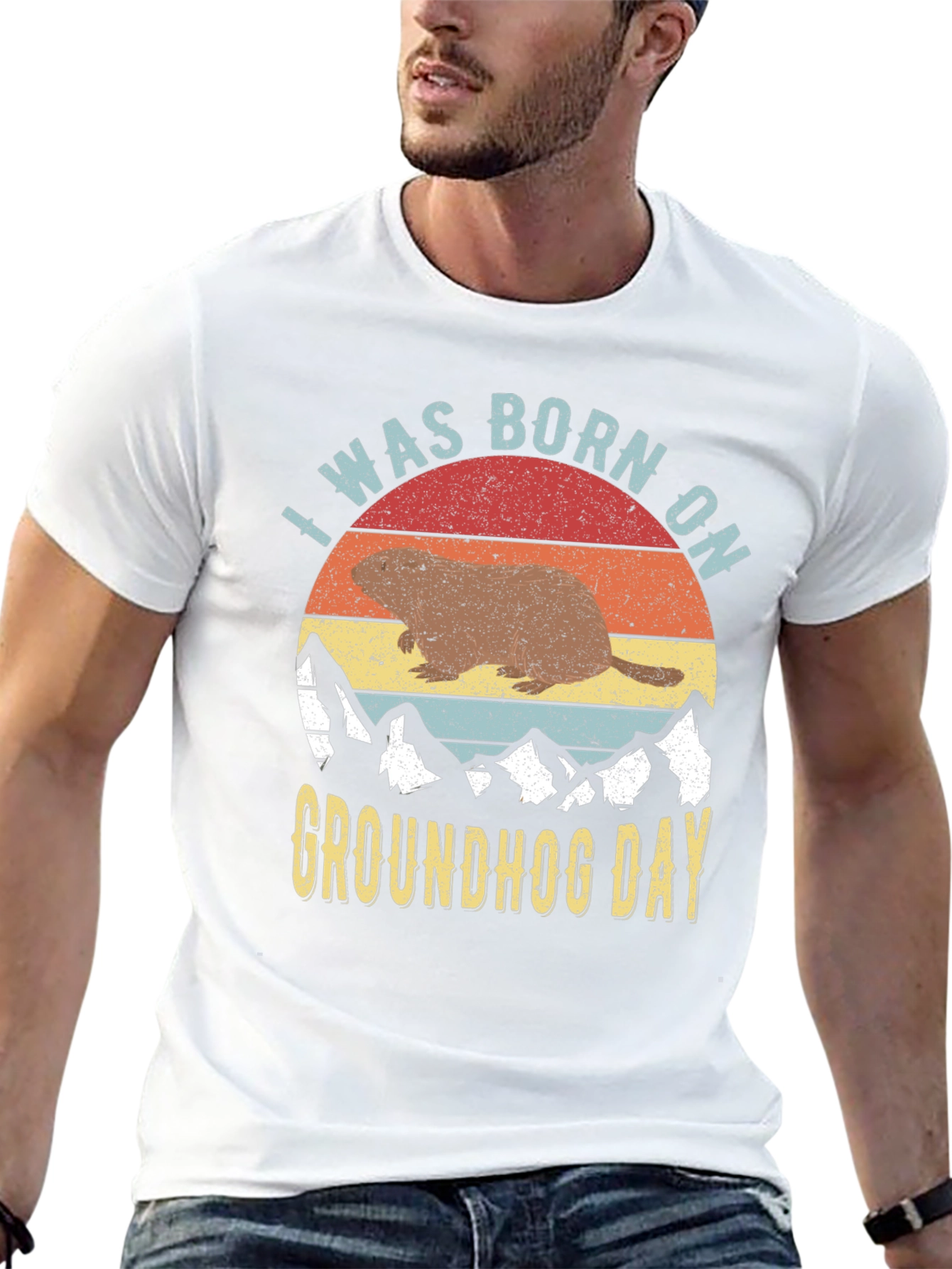 I Was Born on Groundhog Day T-Shirt