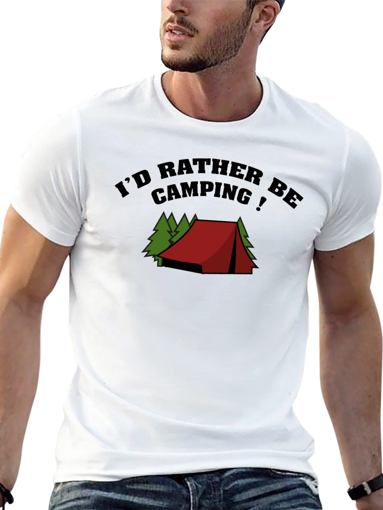 Camping Lover Black T-Shirt