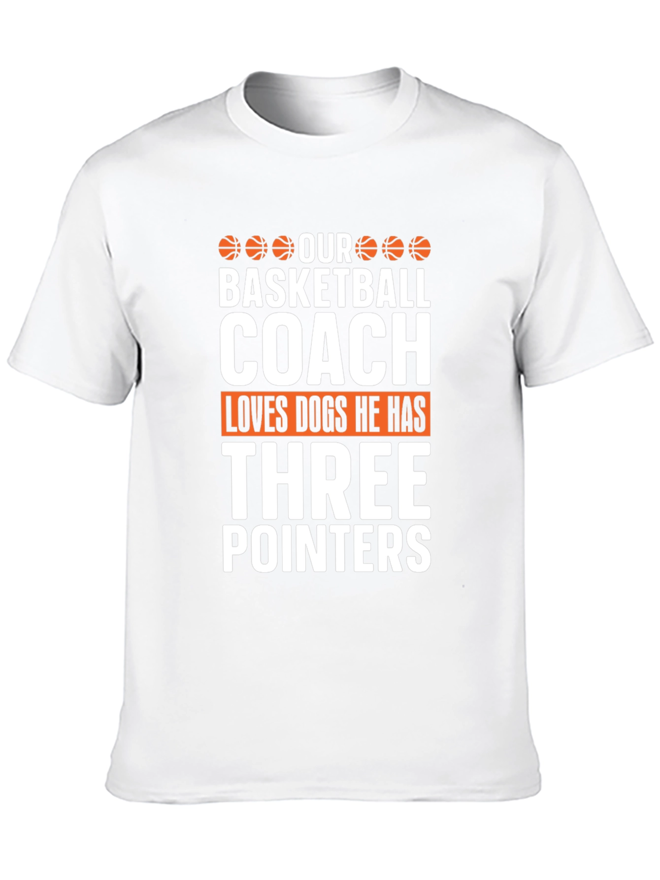 Our Basketball Coach Loves Dogs T-Shirt
