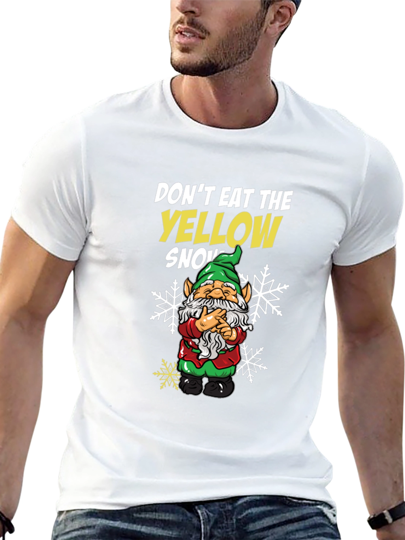 Dont Eat The Yellow Snow Gnome T-Shirt