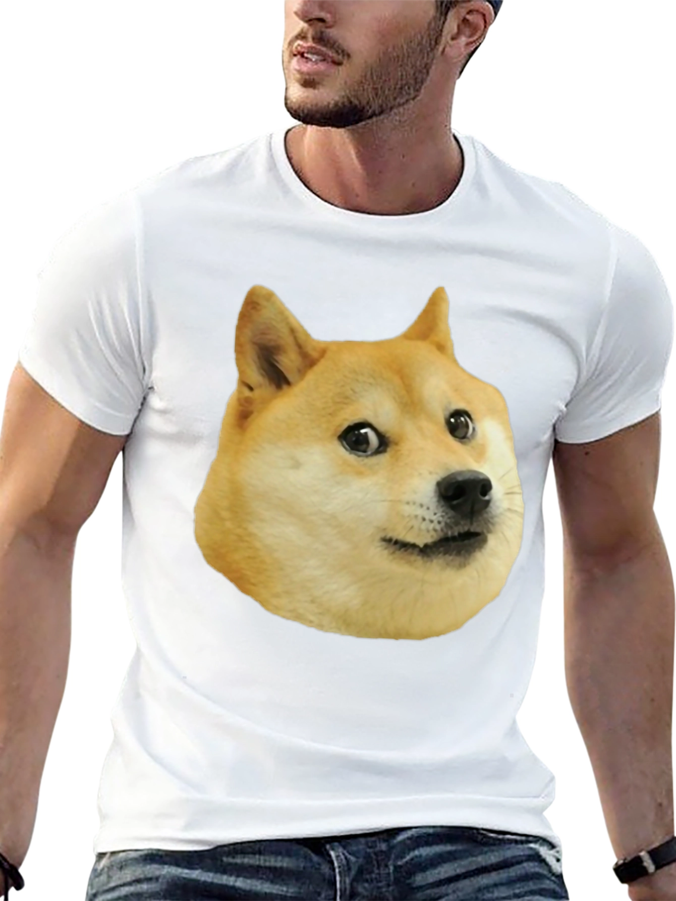 Doge Meme Black T-Shirt - Funny Novelty Tee