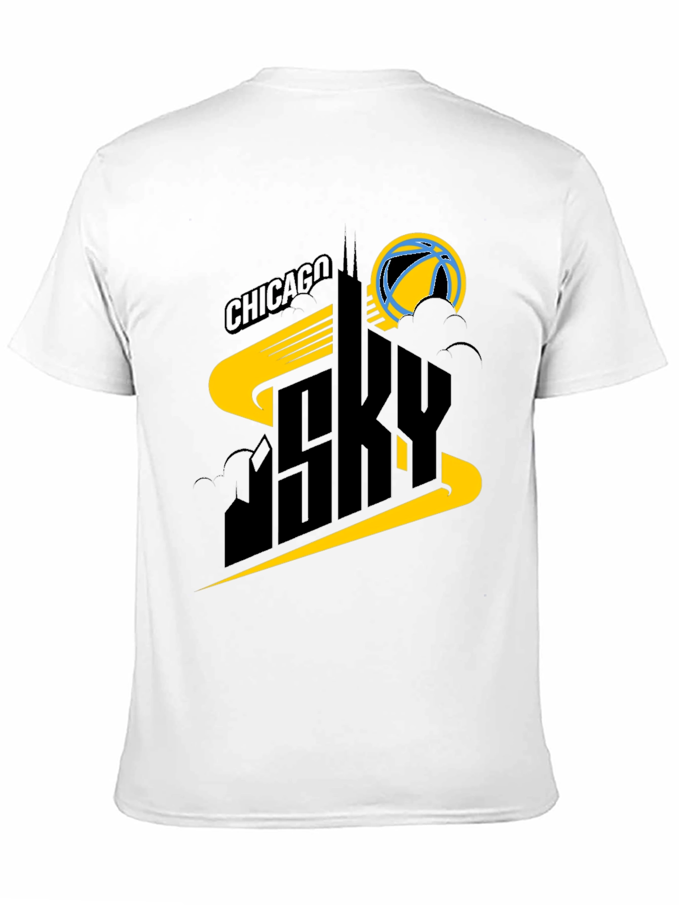 Chicago Sky Graphic Tee - Black Basketball Shirt