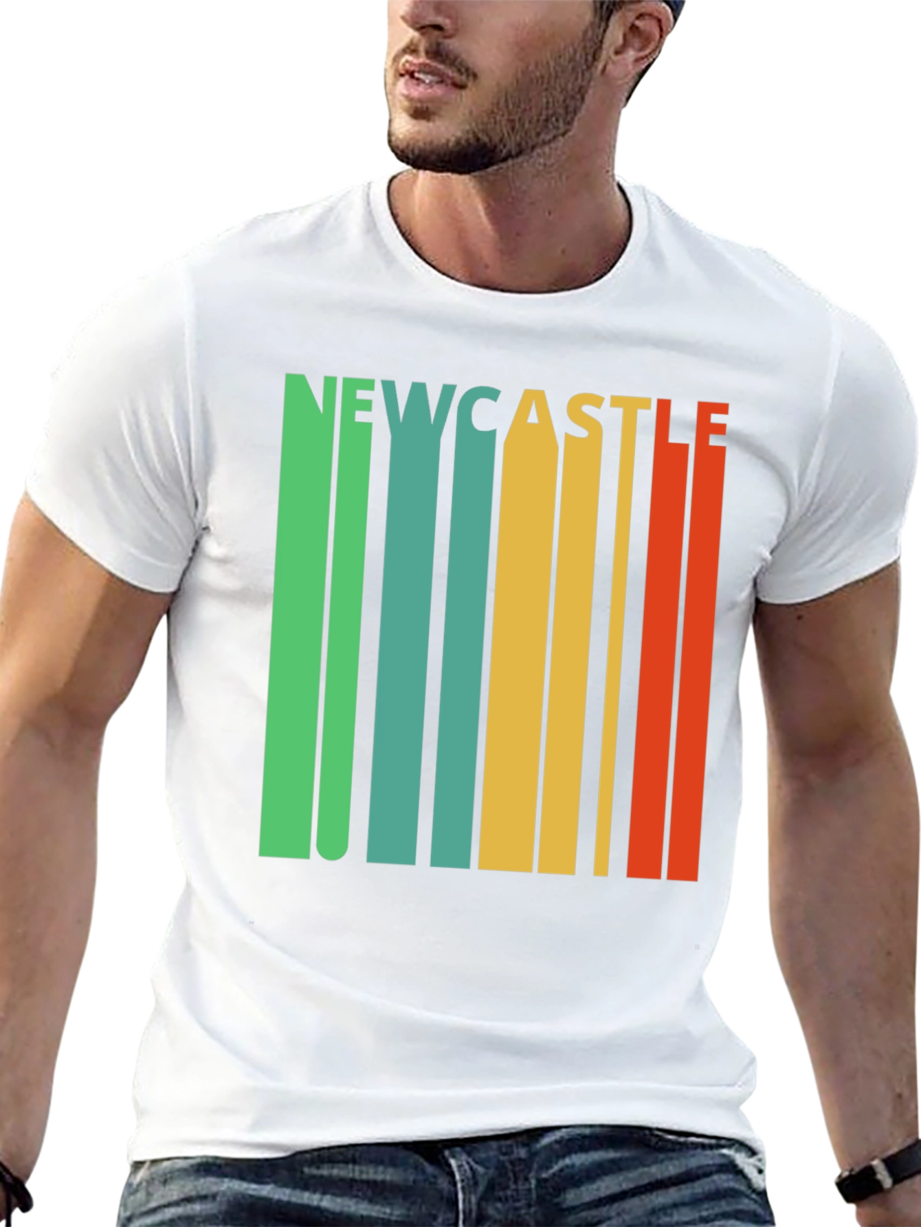 Newcastle Retro Stripe T-Shirt