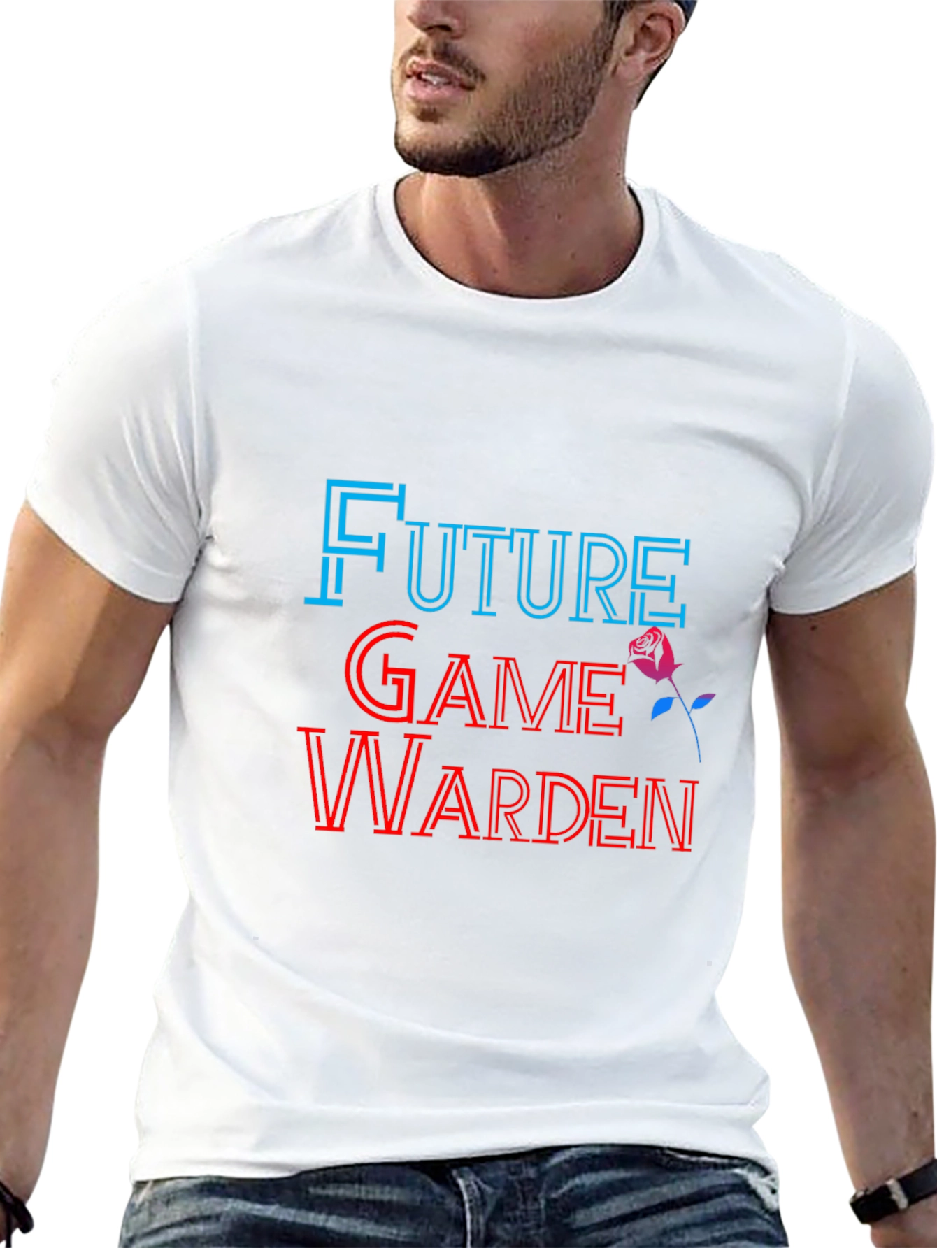 Future Game Warden Black Graphic Tee