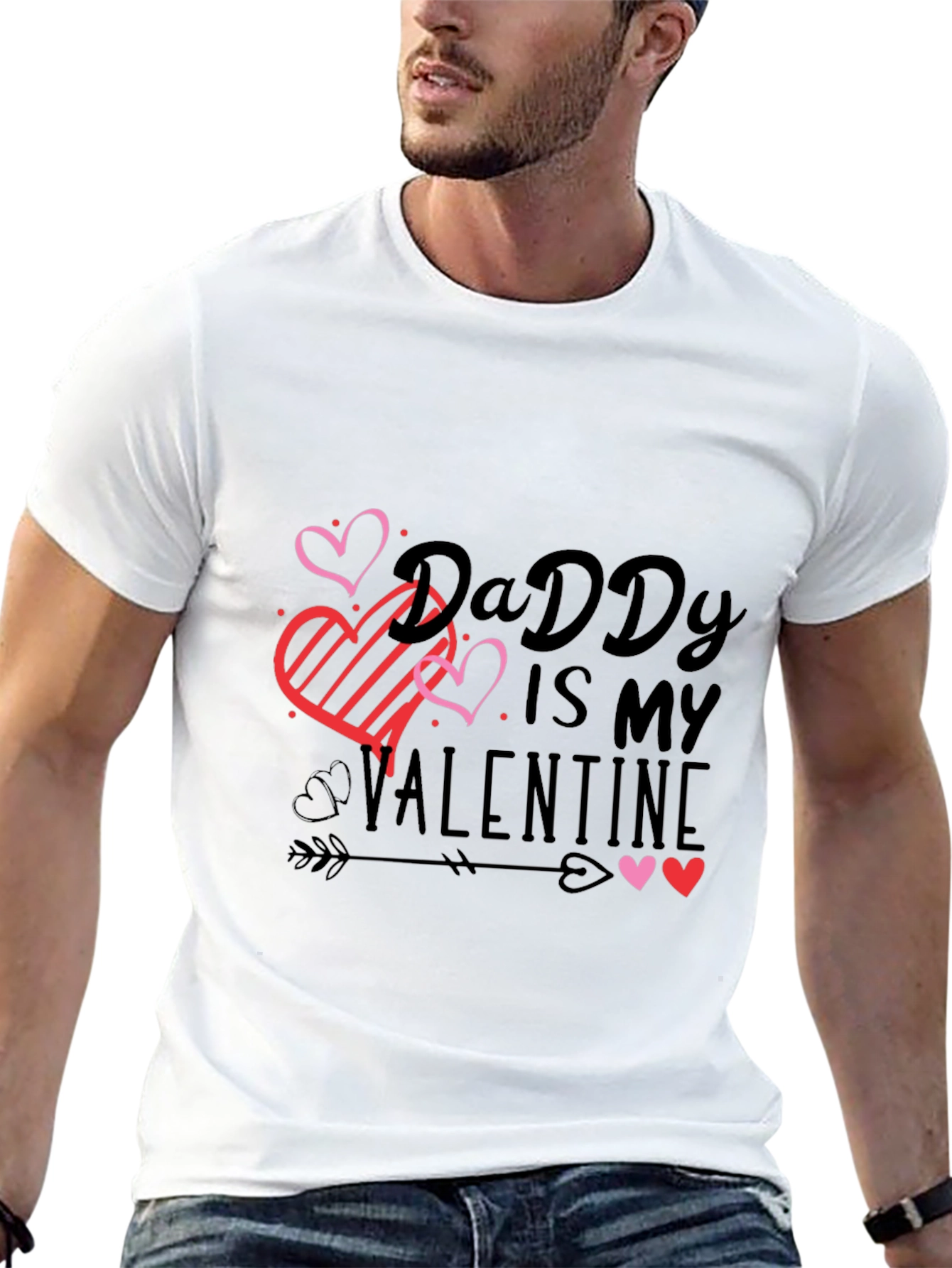 Daddy is My Valentine Graphic Tee