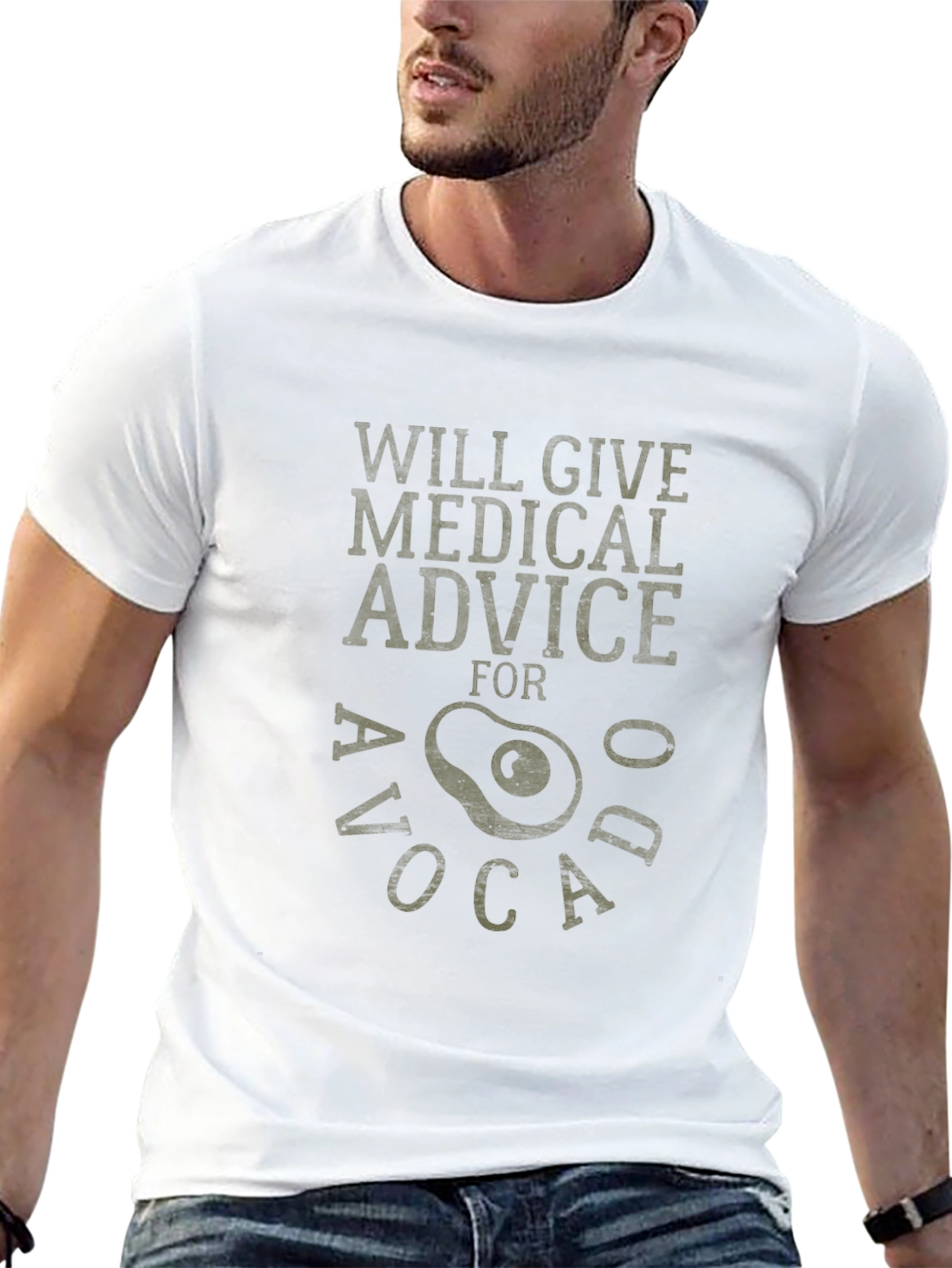 Avocado Medical Advice Graphic T-Shirt