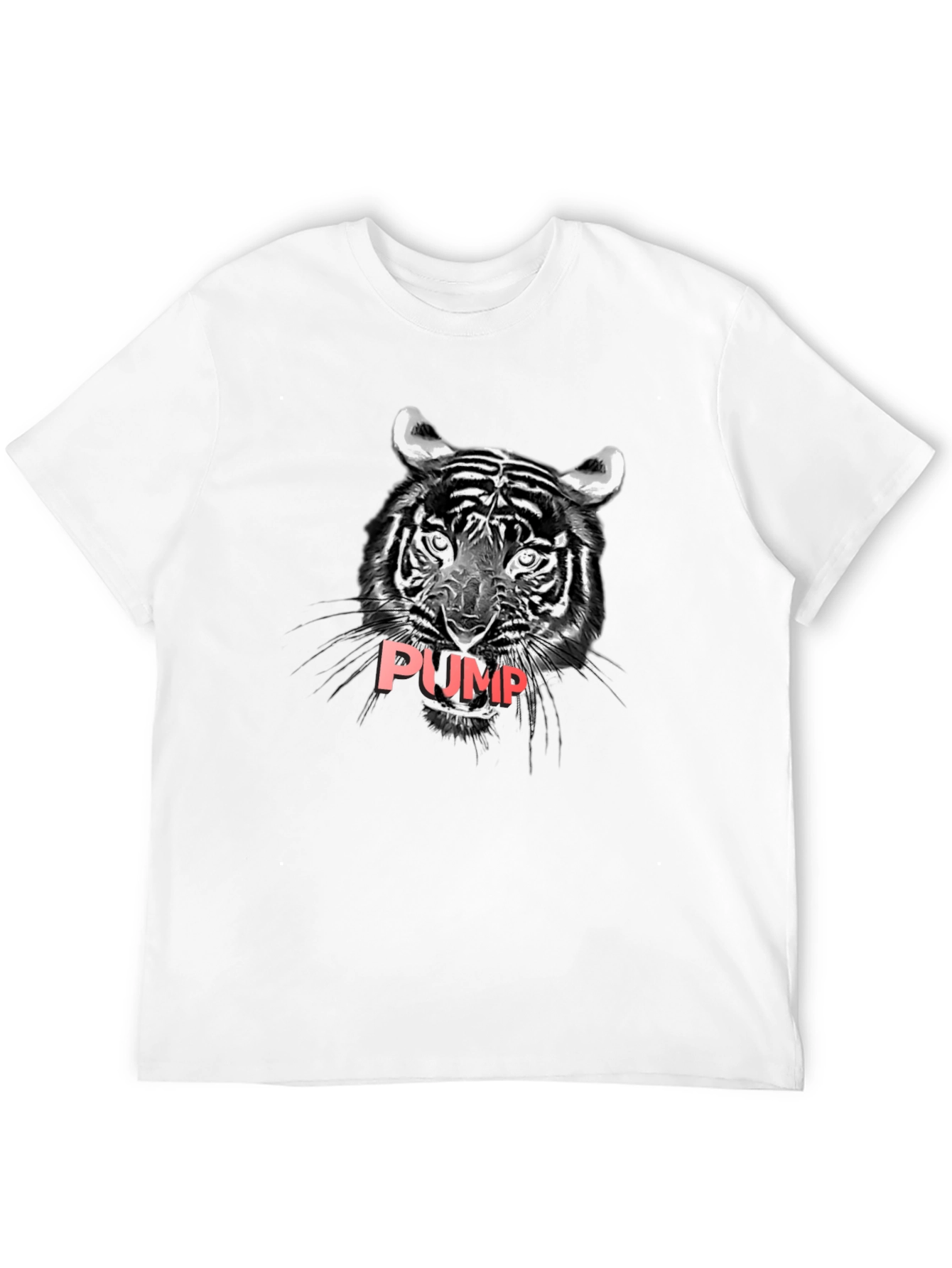 Tiger PUMP Graphic T-Shirt - Black