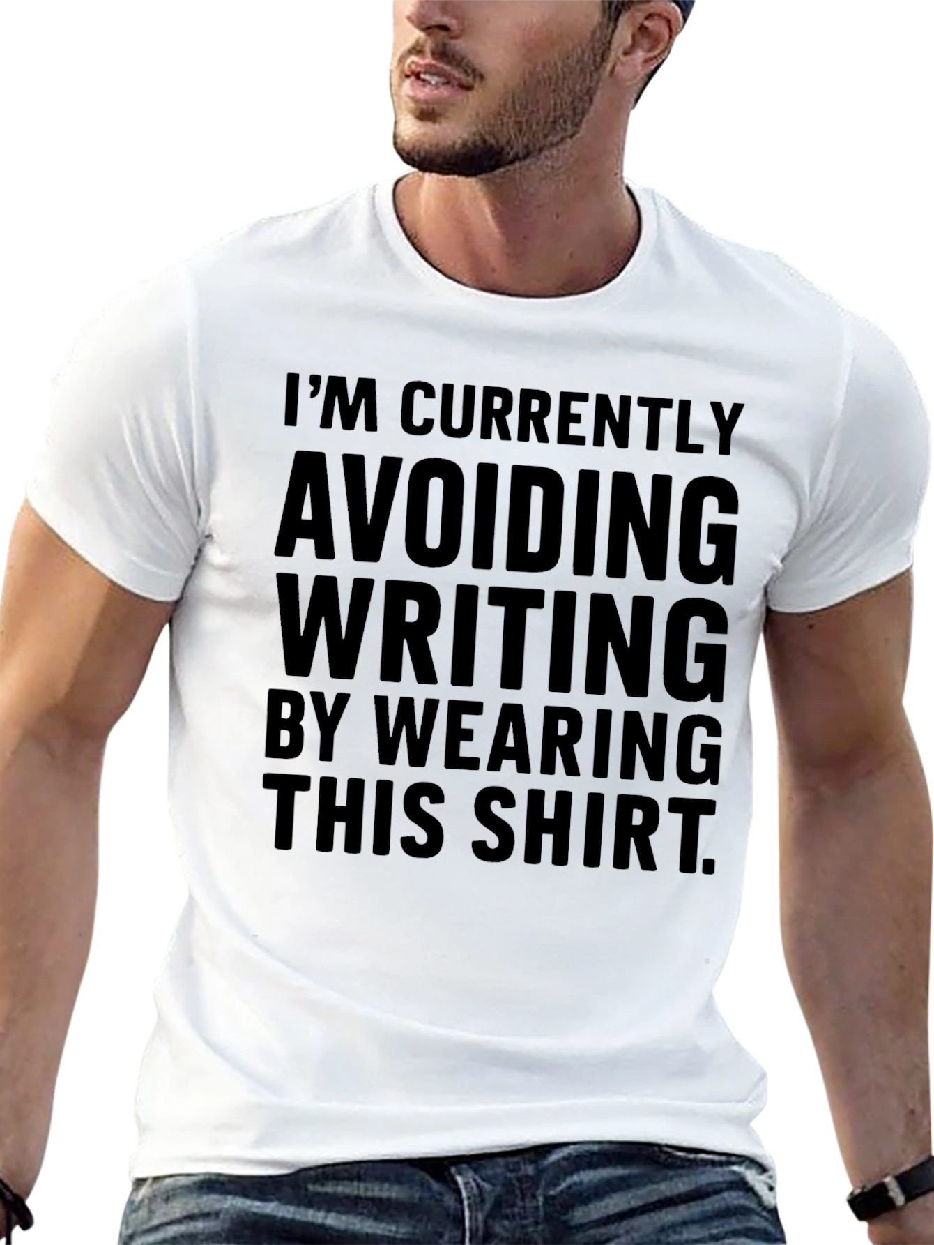 Avoiding Writing T-Shirt - Funny Sarcastic Tee