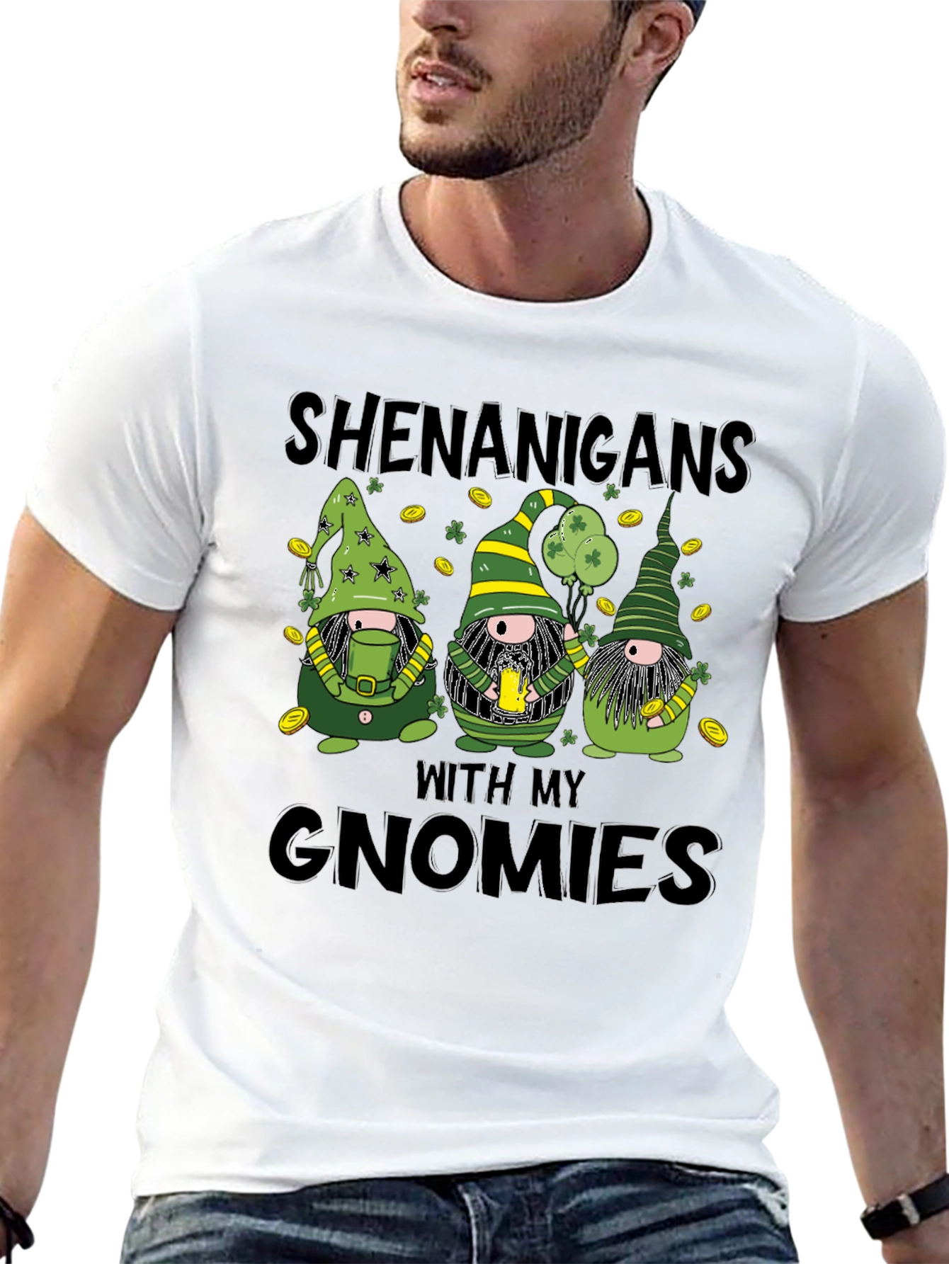 St. Patricks Day Shenanigans with My Gnomies T-Shirt
