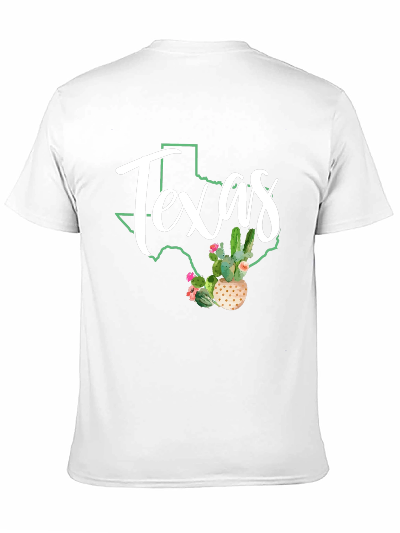 Texas Cactus Graphic T-Shirt