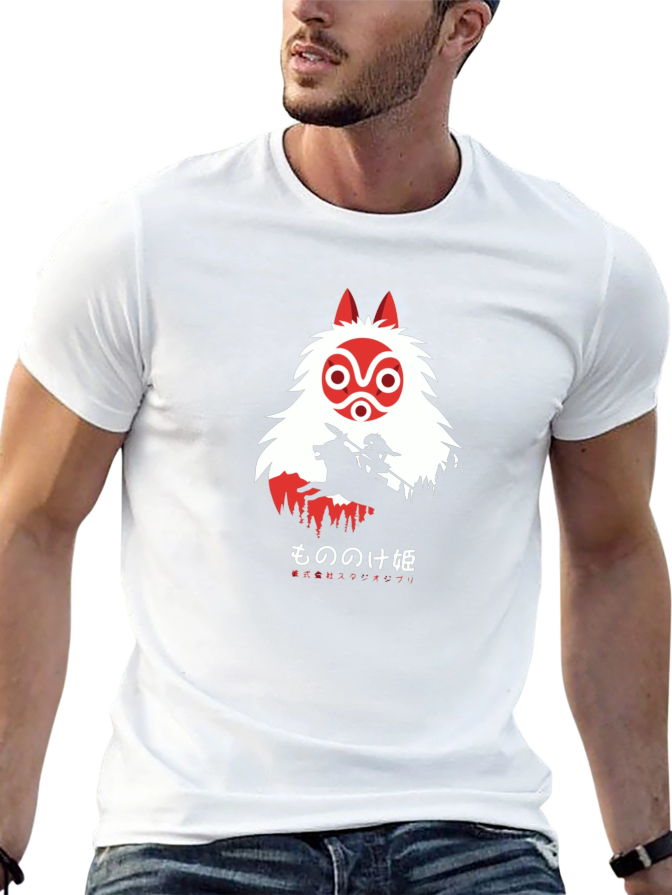 Princess Mononoke T-Shirt - Anime Inspired Design